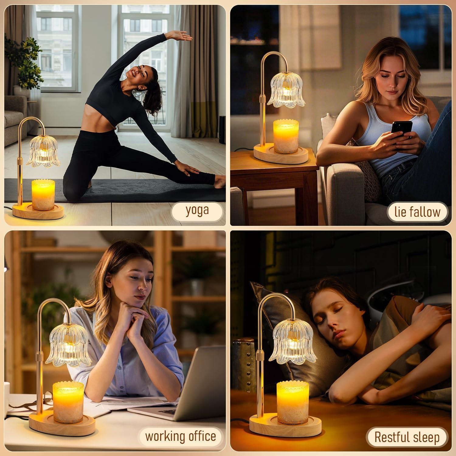 Lámpara Calentadora de Velas YDSP con Temporizador Altura Ajustable