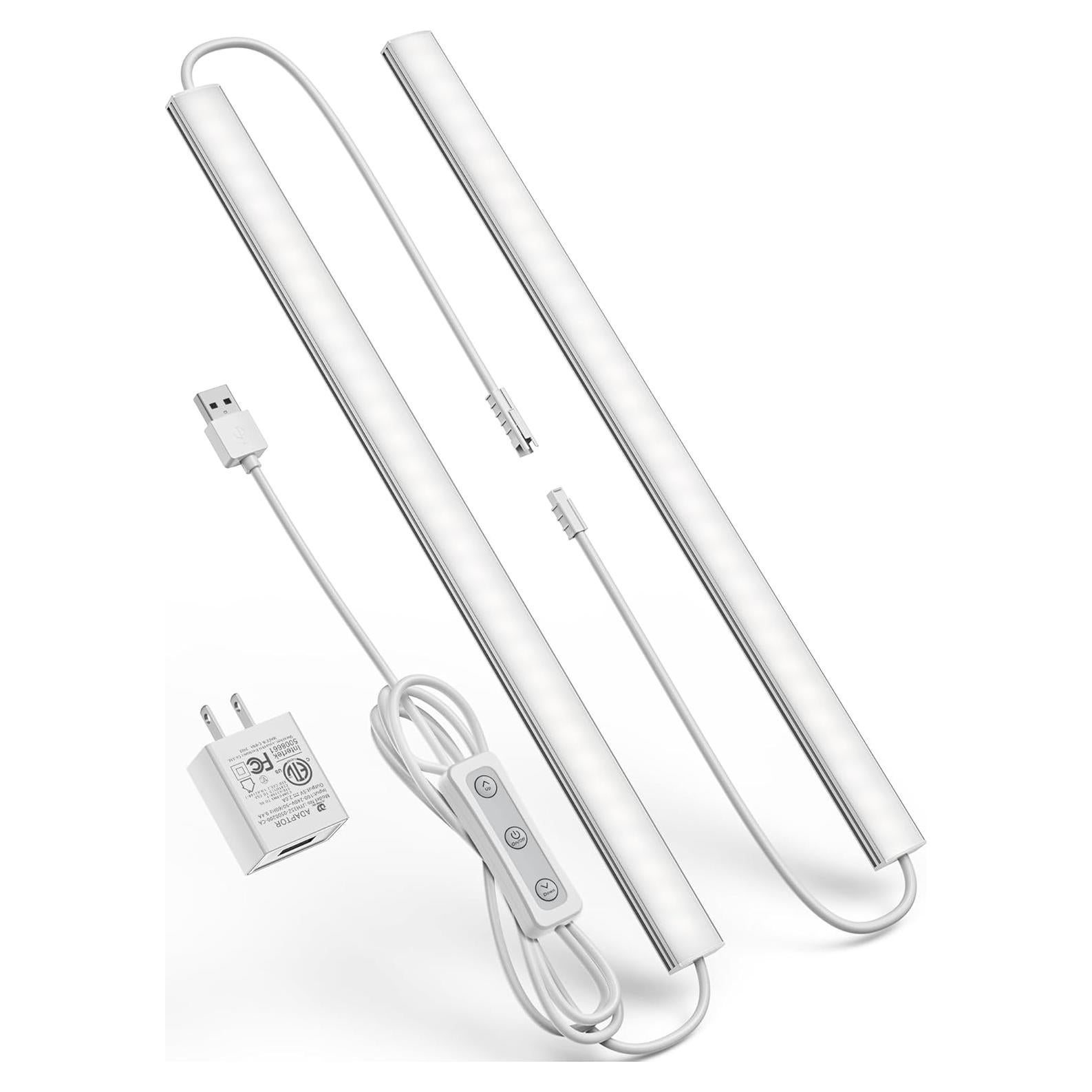 Iluminación LED bajo gabinete VOVAMO UNO-LK 2 piezas 30.5cm