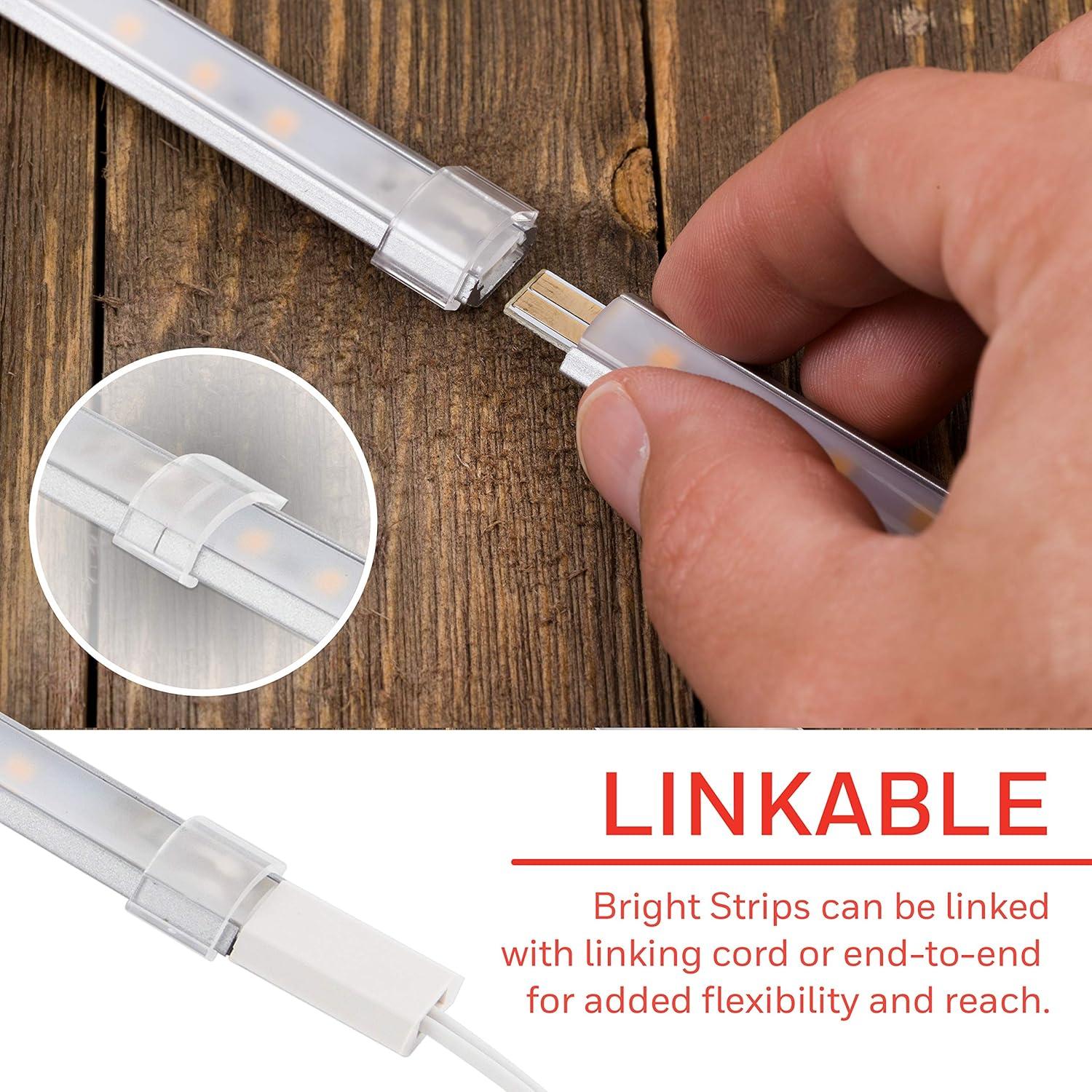 Tiras LED Enlazables UltraPro 25.4cm, 1650 Lúmenes, 2700K