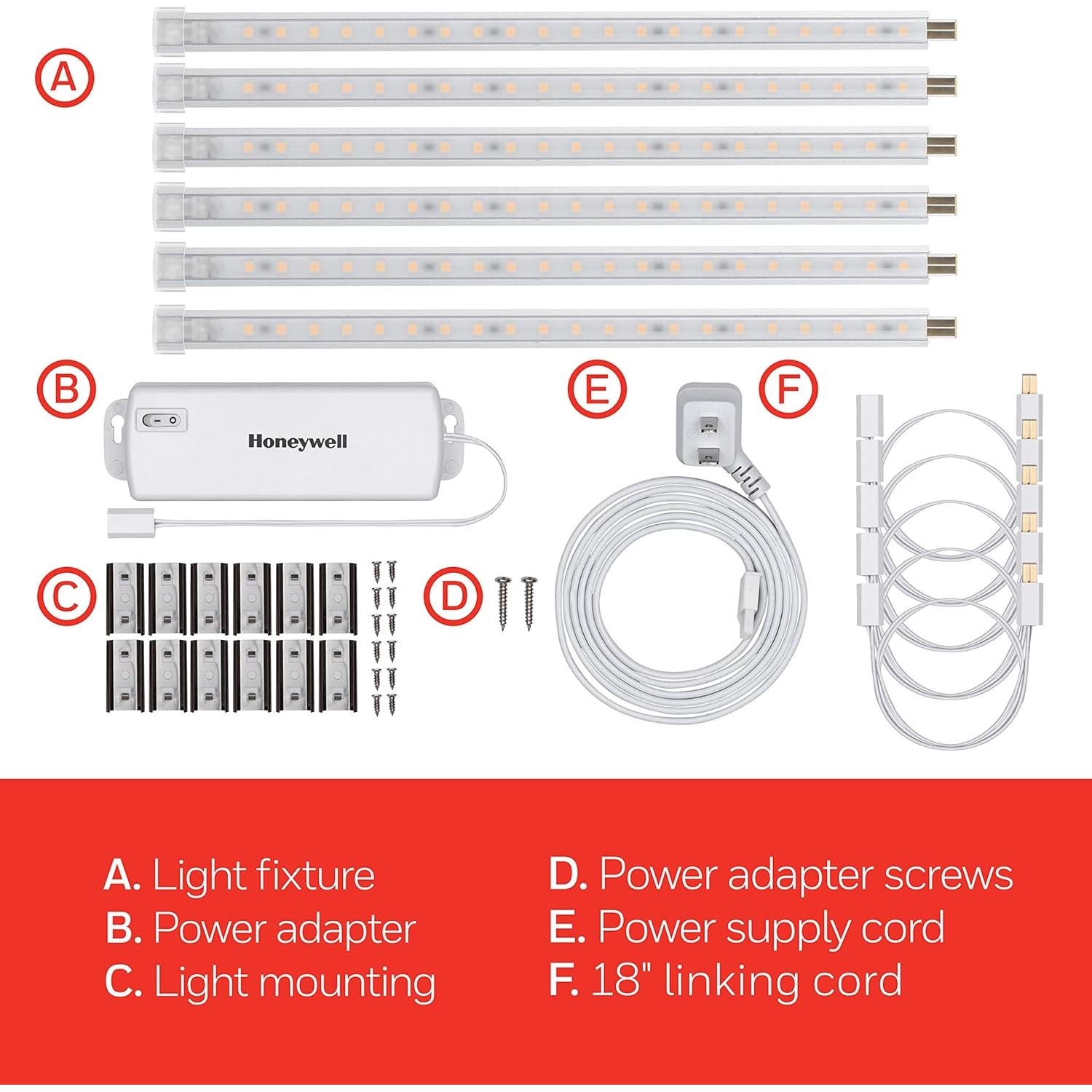 Tiras LED Enlazables UltraPro 25.4cm, 1650 Lúmenes, 2700K