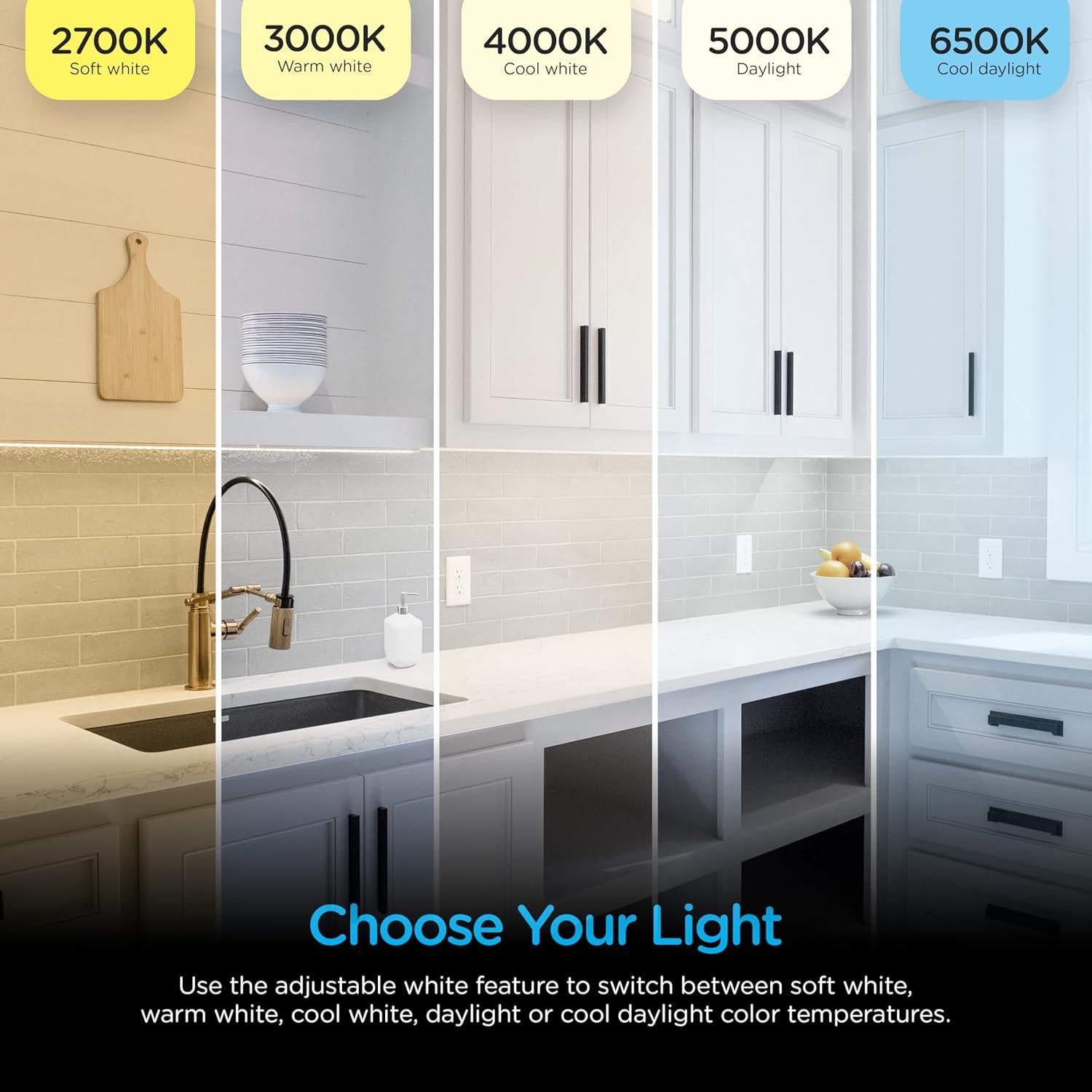 Luz LED Bajo Gabinete Enbrighten 45.72 cm 1248 Lúmenes Regulable