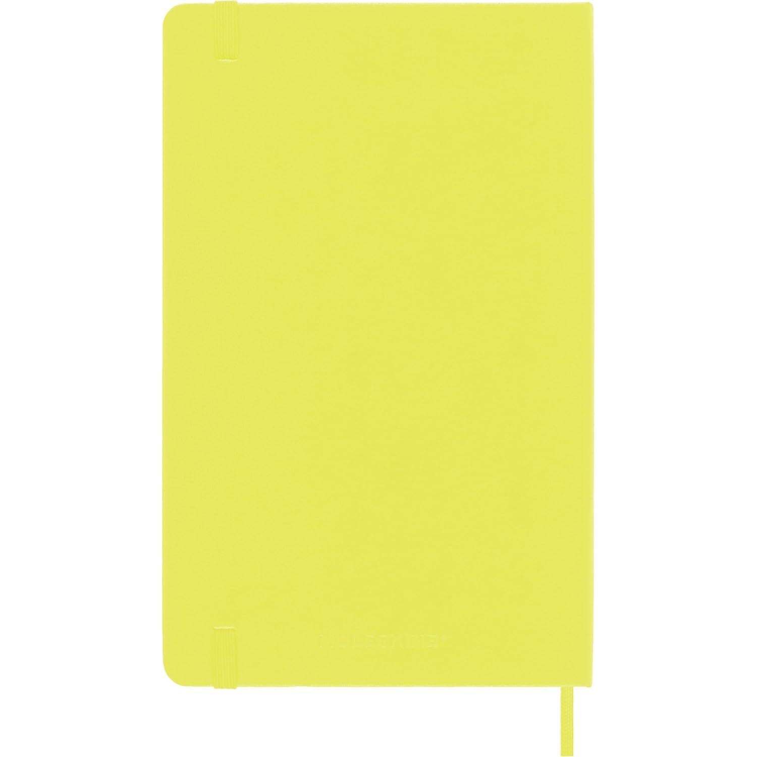 Cuaderno Moleskine Clásico Tapa Dura Grande Rayado Amarillo 240 Páginas