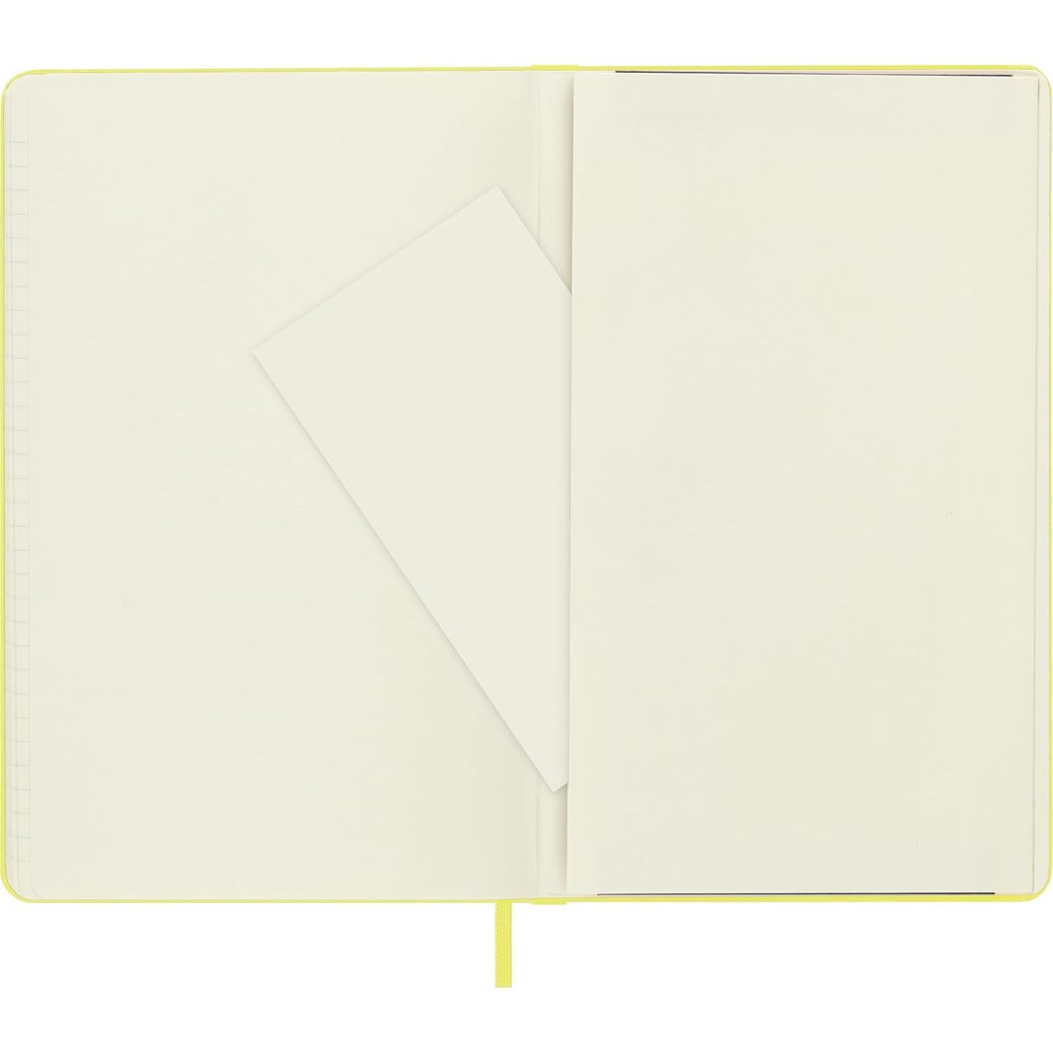 Cuaderno Moleskine Clásico Tapa Dura Grande Rayado Amarillo 240 Páginas
