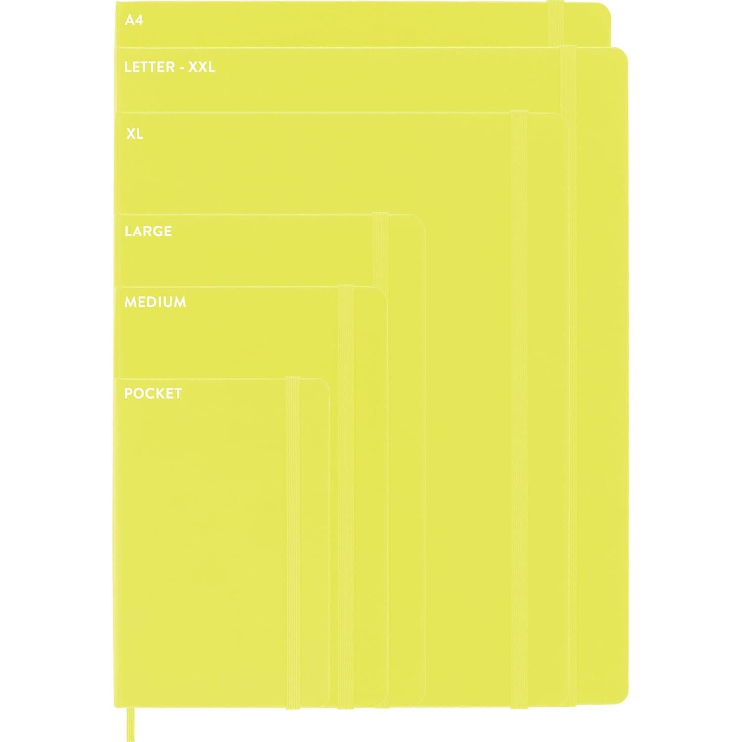 Cuaderno Moleskine Clásico Tapa Dura Grande Rayado Amarillo 240 Páginas