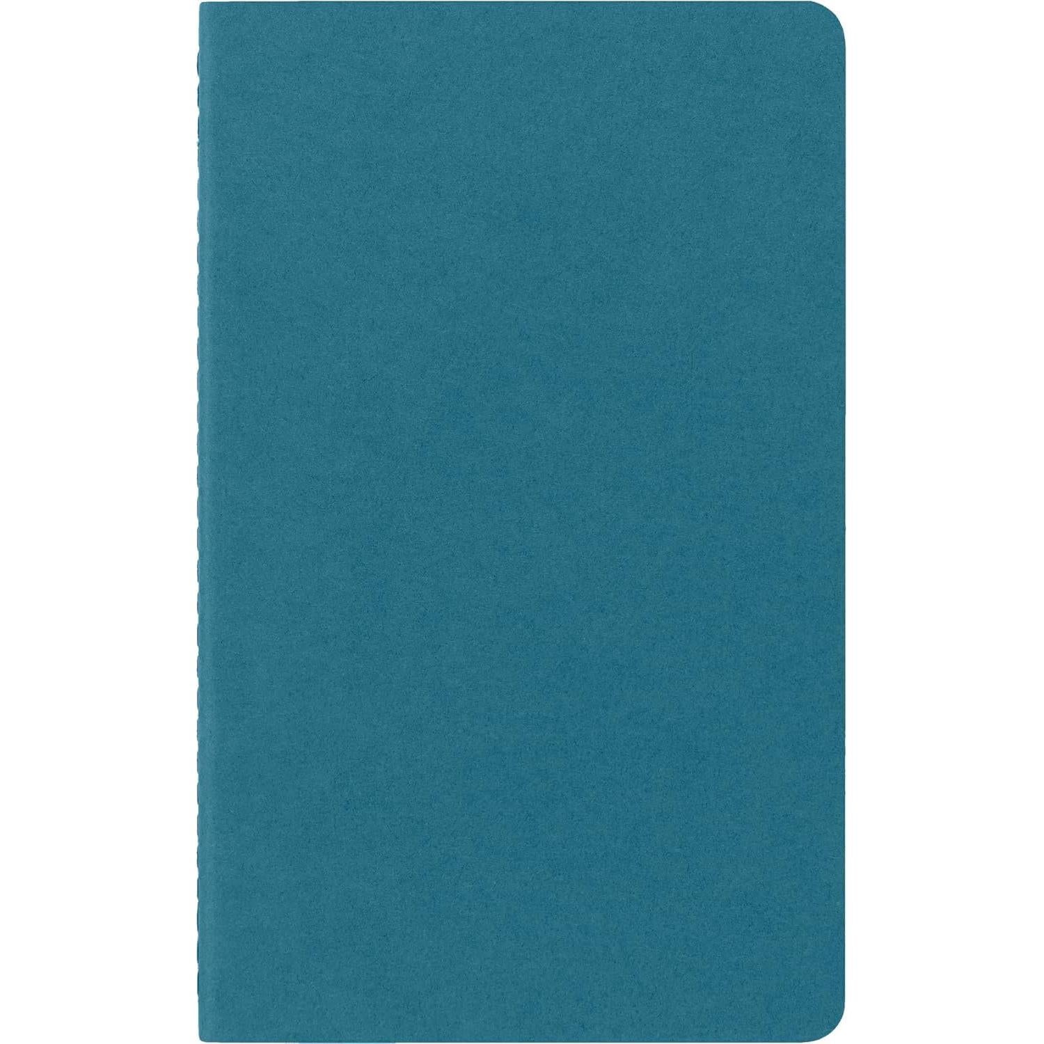 Cuaderno Moleskine Cahier Grande Azul Brisk 80 Páginas