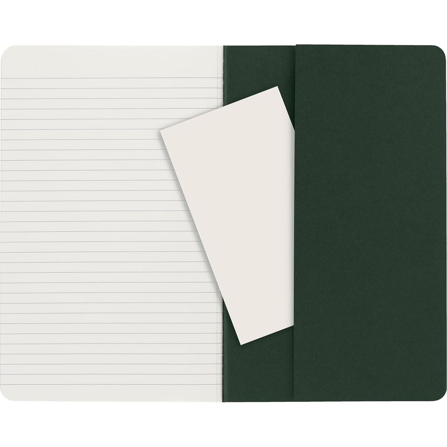 Cuadernos Moleskine Cahier Tapa Blanda Grande Verde Set 3