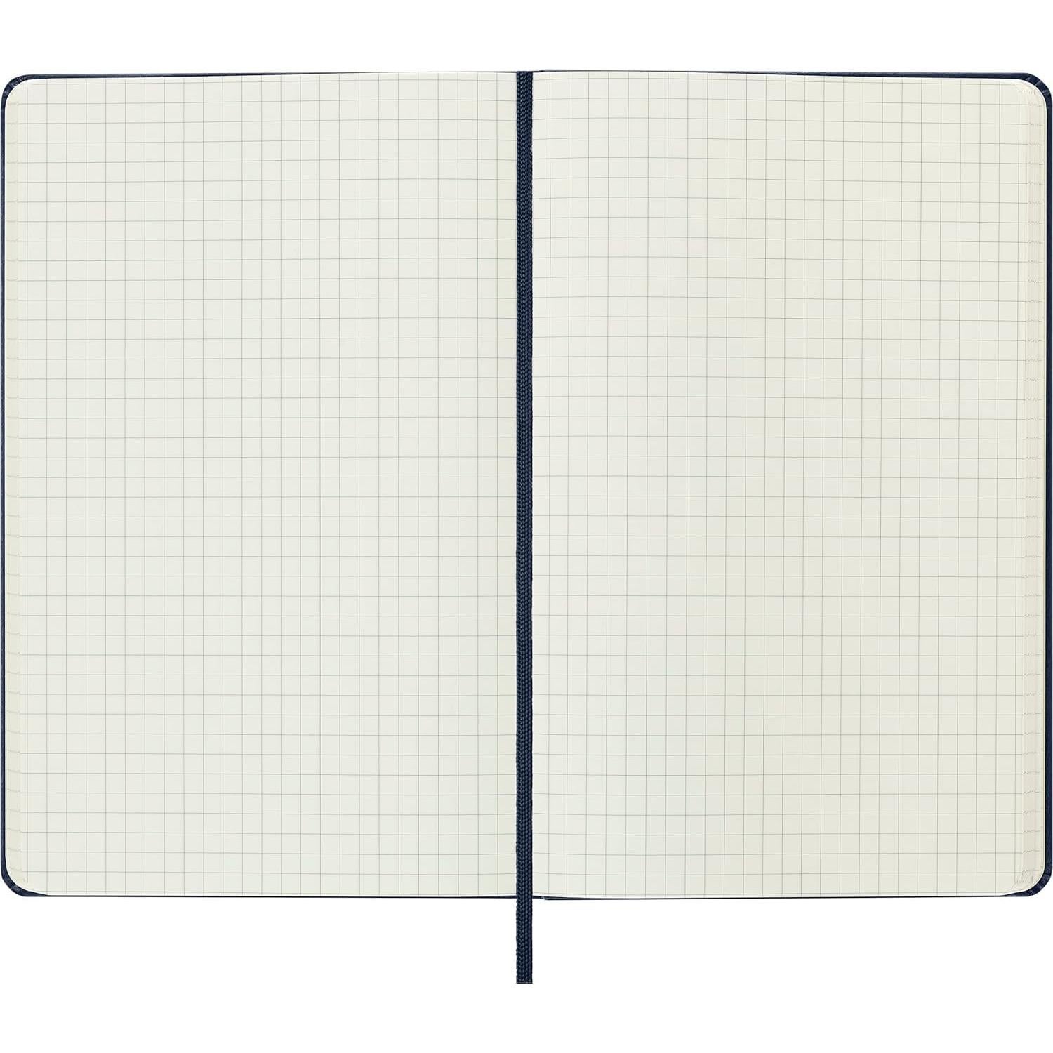 Cuaderno Clásico Moleskine Tapa Dura Grande Azul Zafiro 240 Páginas