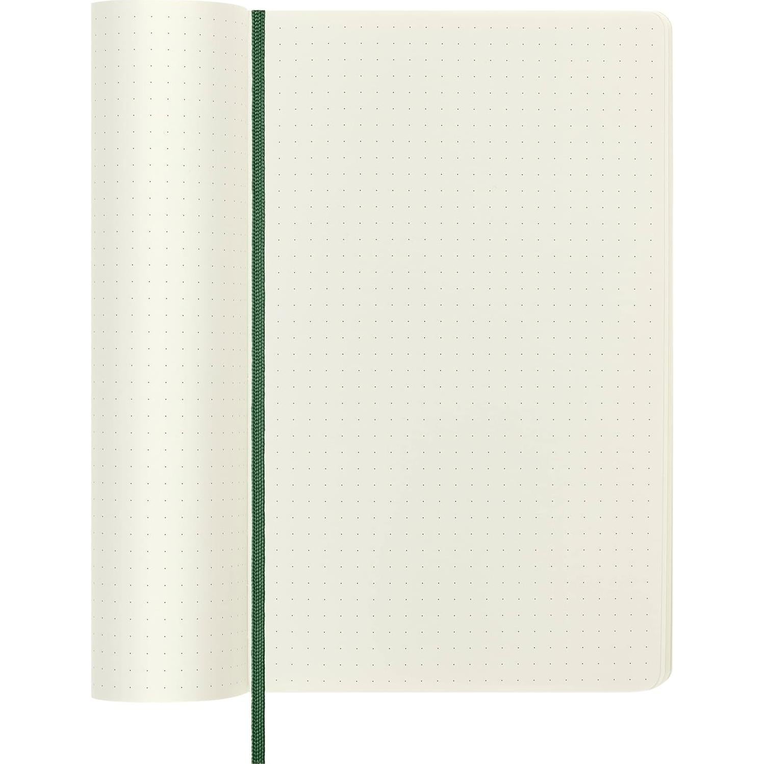 Cuaderno Moleskine Grande Punteado Verde Mirtillo 192 Páginas