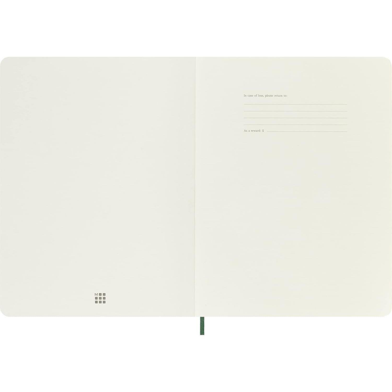 Cuaderno Moleskine Clásico XL Punteado Verde Mirtillo 192 Páginas