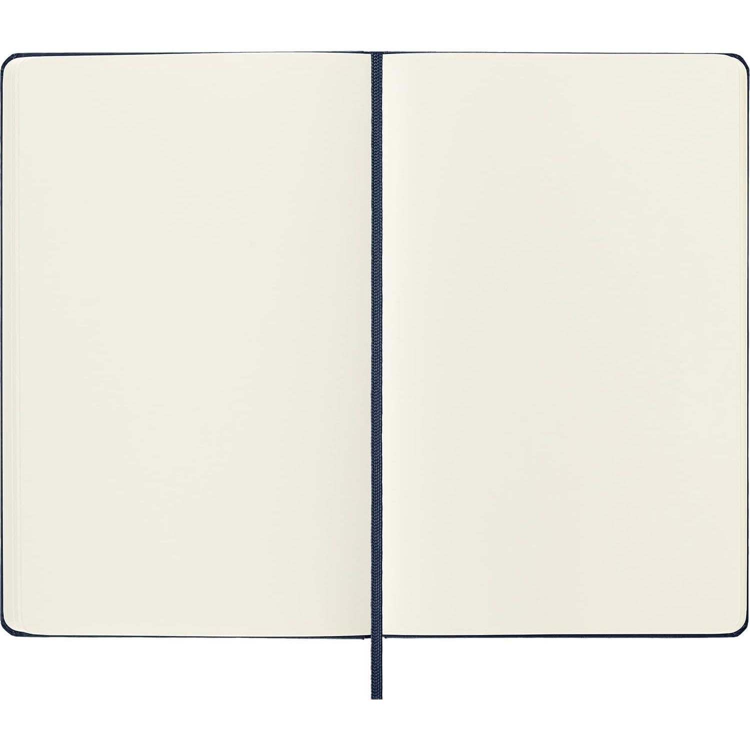 Cuaderno Moleskine Clásico Tapa Dura Grande Liso Azul 240 Páginas