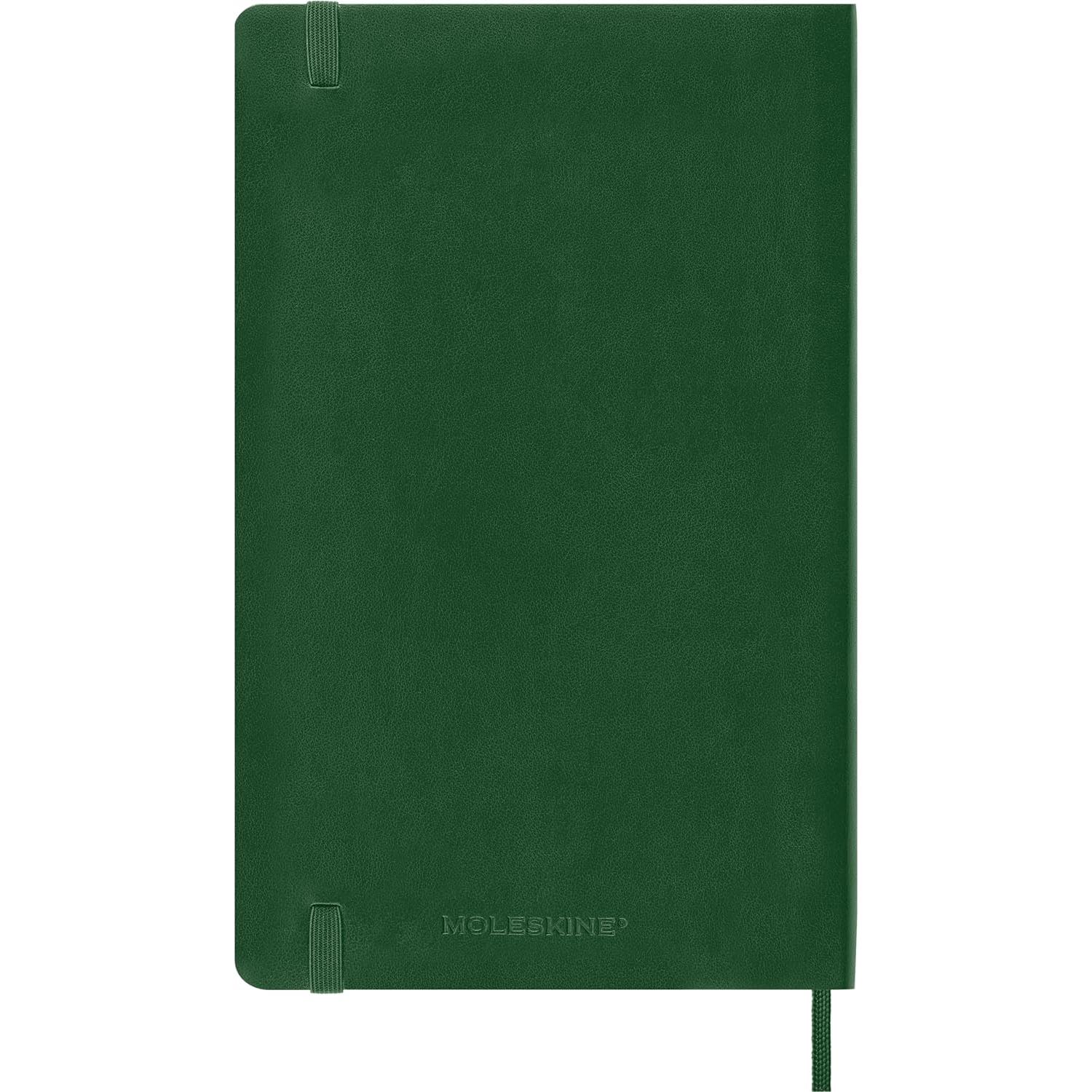 Cuaderno Moleskine Grande Verde Mirtillo Sin Rayas 192 Páginas