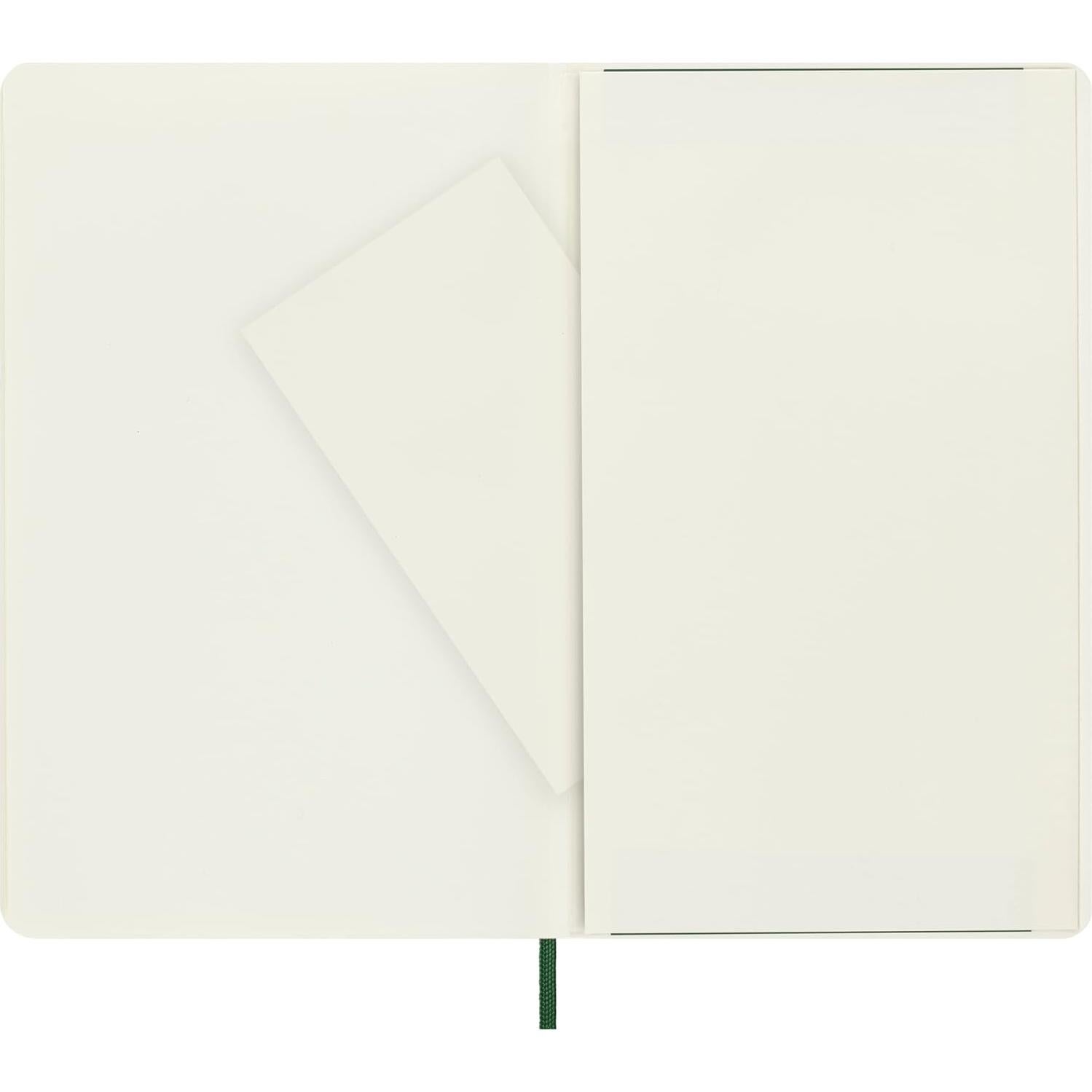 Cuaderno Moleskine Grande Verde Mirtillo Sin Rayas 192 Páginas