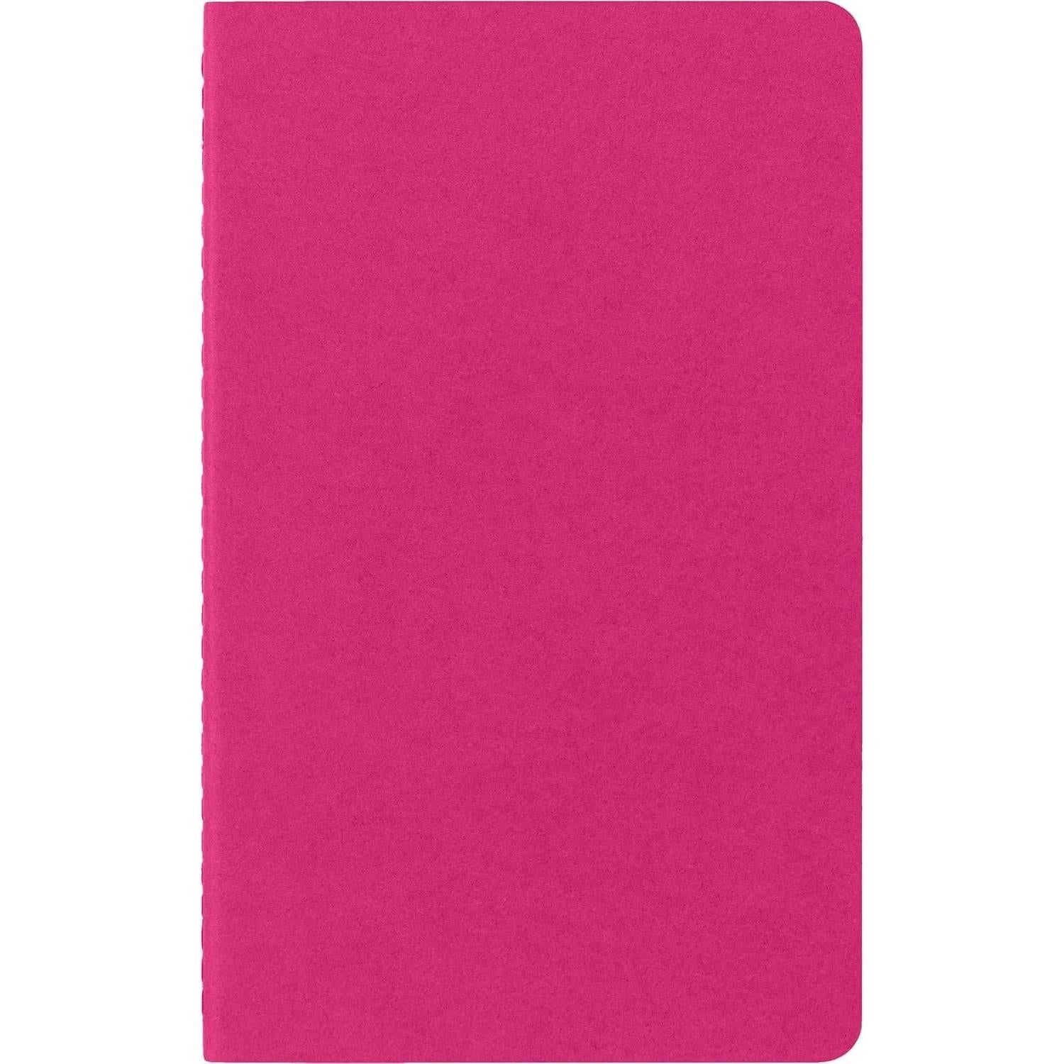 Cuaderno Moleskine Cahier Grande Rayado Rosa 80 Páginas