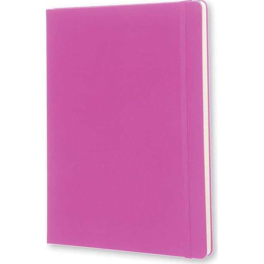 Cuaderno Moleskine Clásico XL Tapa Dura Rayado Magenta 192 Páginas