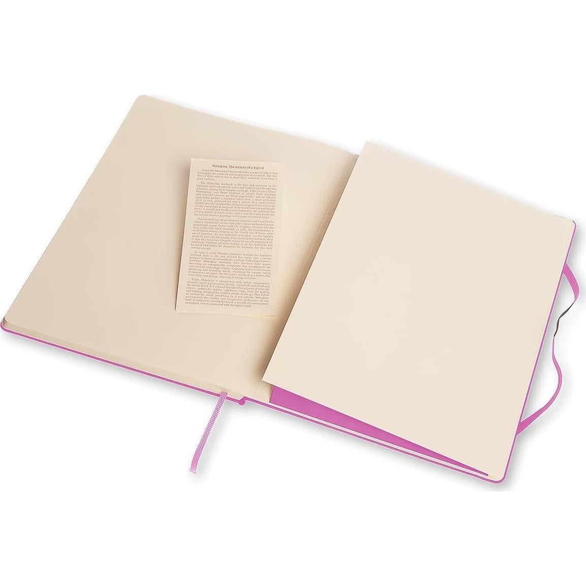 Cuaderno Moleskine Clásico XL Tapa Dura Rayado Magenta 192 Páginas