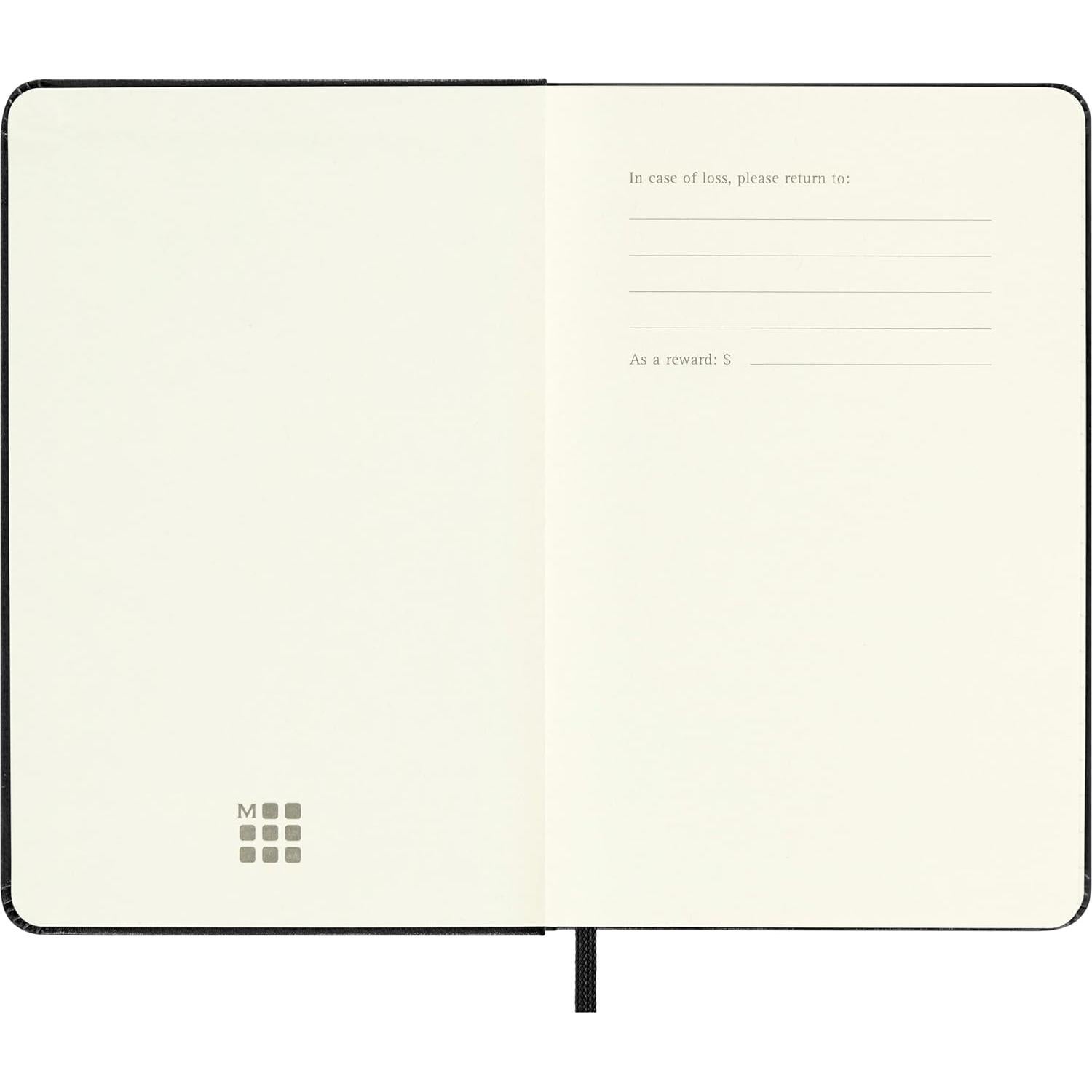 Cuaderno Moleskine Clásico Tapa Dura Pocket Negro 192 Páginas