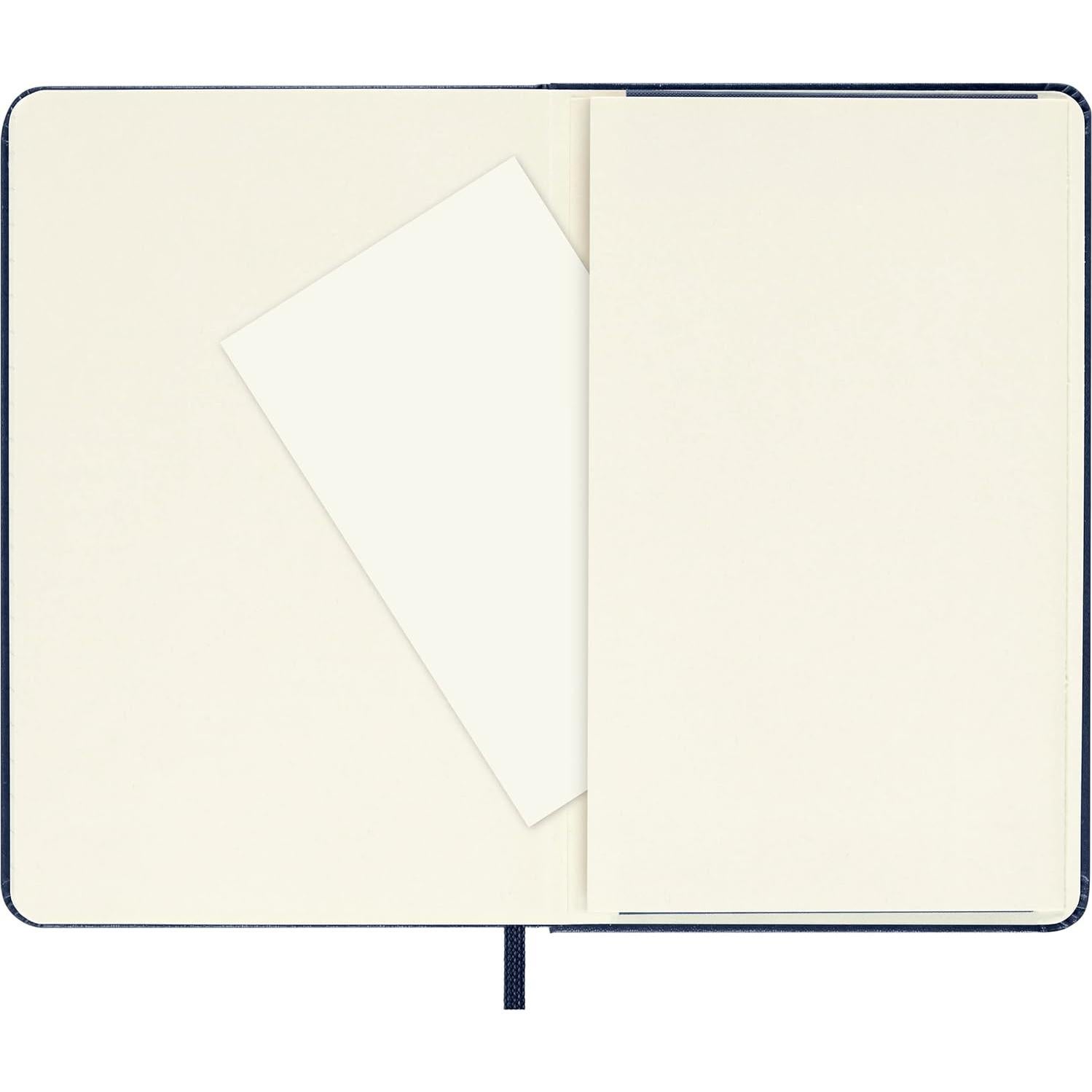 Cuaderno Moleskine Tapa Dura Pocket Rayado Azul Zafiro 192 Páginas