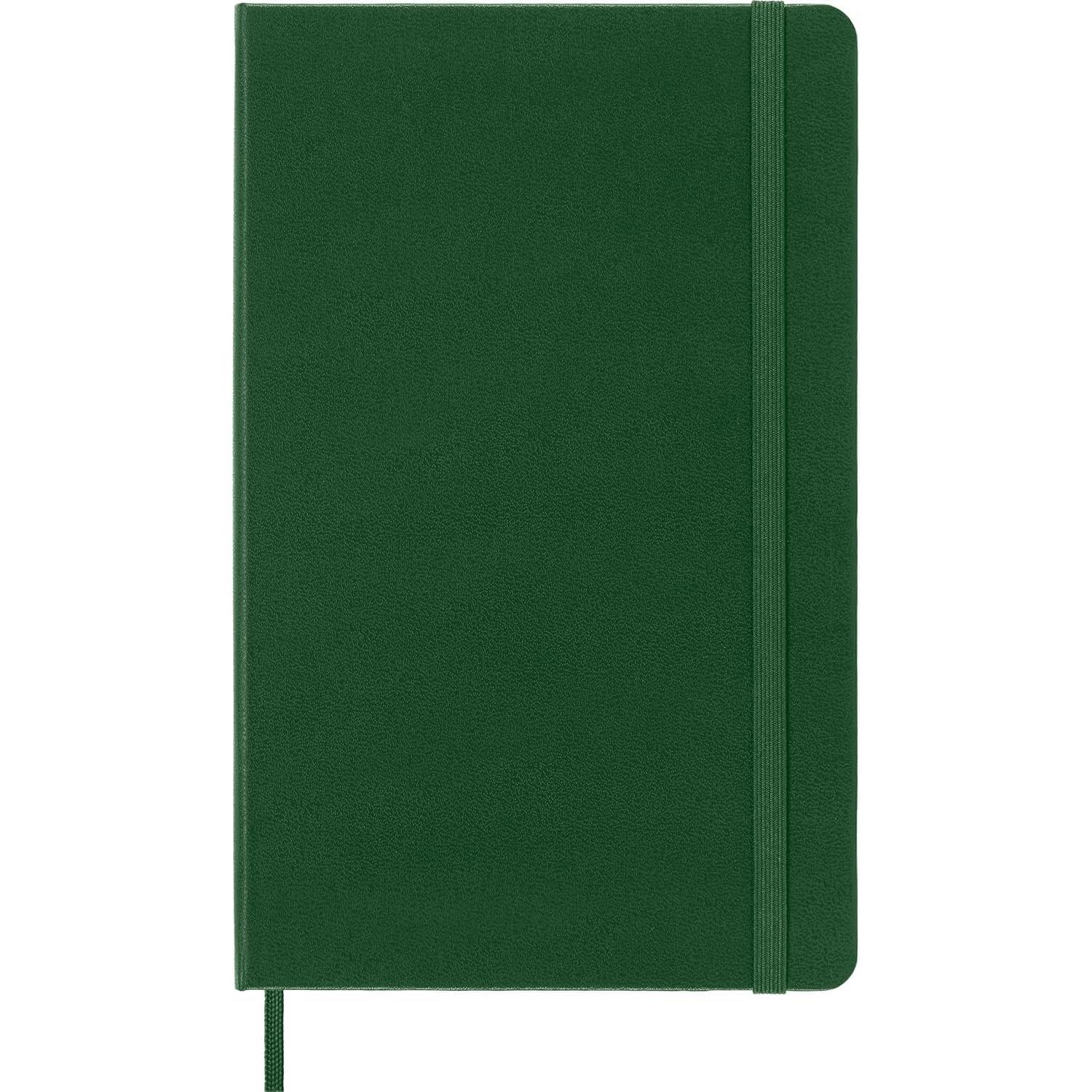 Cuaderno Moleskine Grande Liso Verde Mirtillo Cubierta Dura