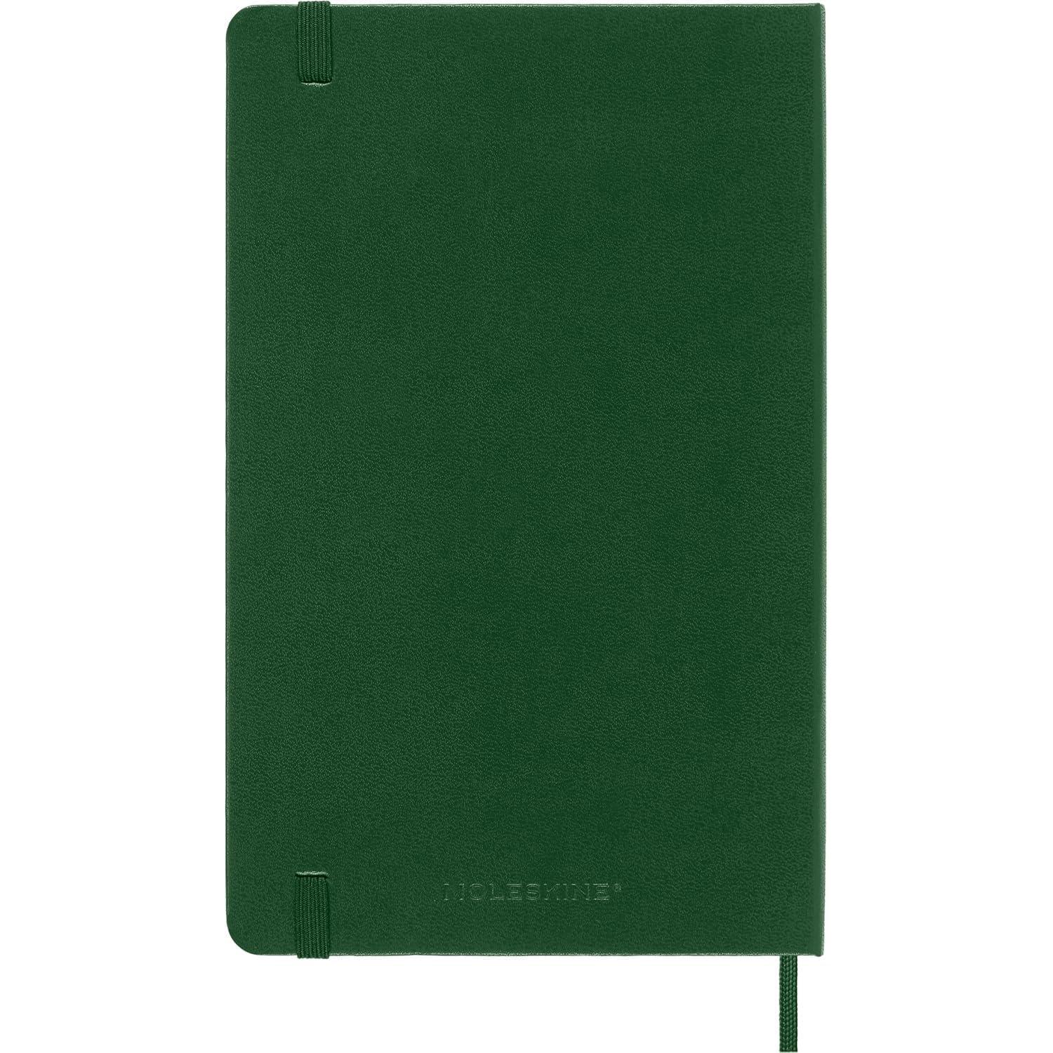 Cuaderno Moleskine Grande Liso Verde Mirtillo Cubierta Dura