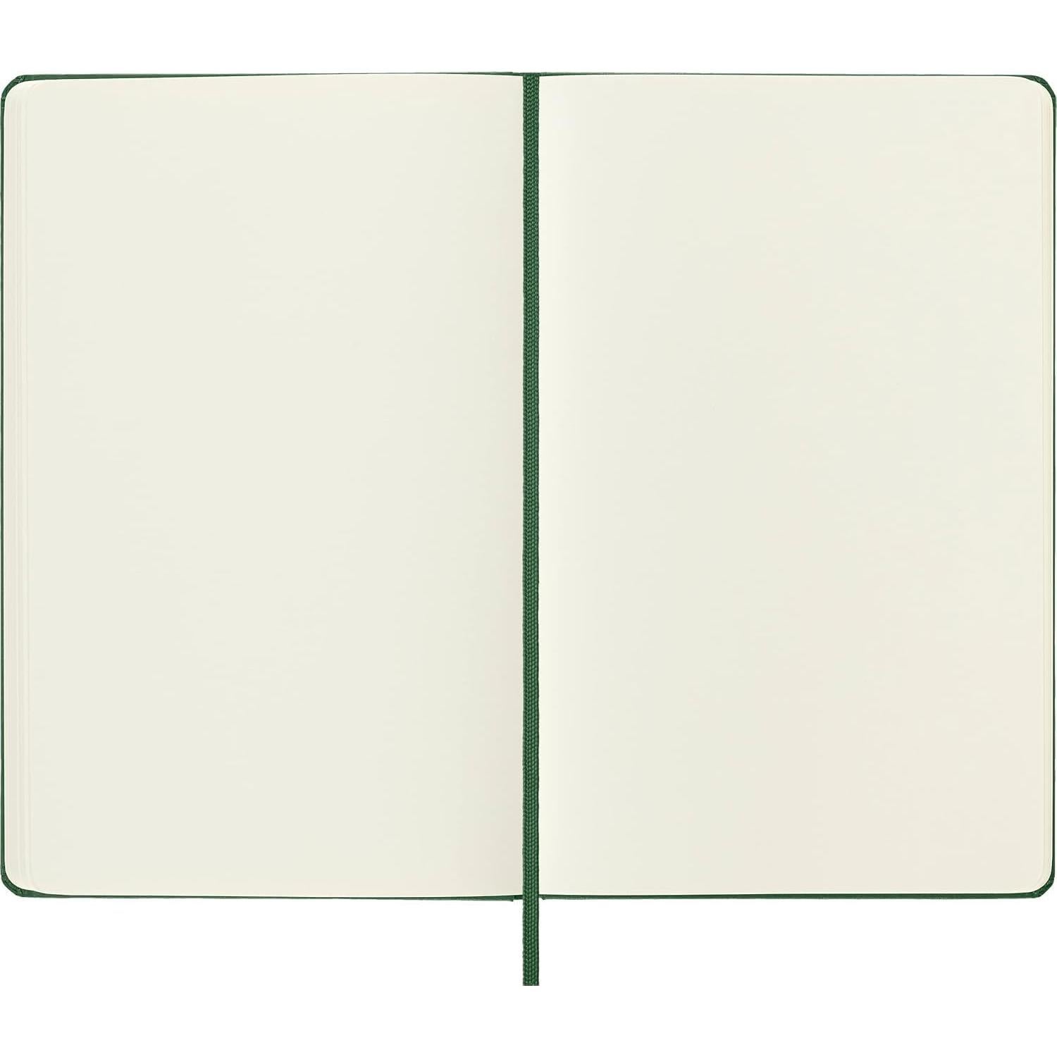 Cuaderno Moleskine Grande Liso Verde Mirtillo Cubierta Dura