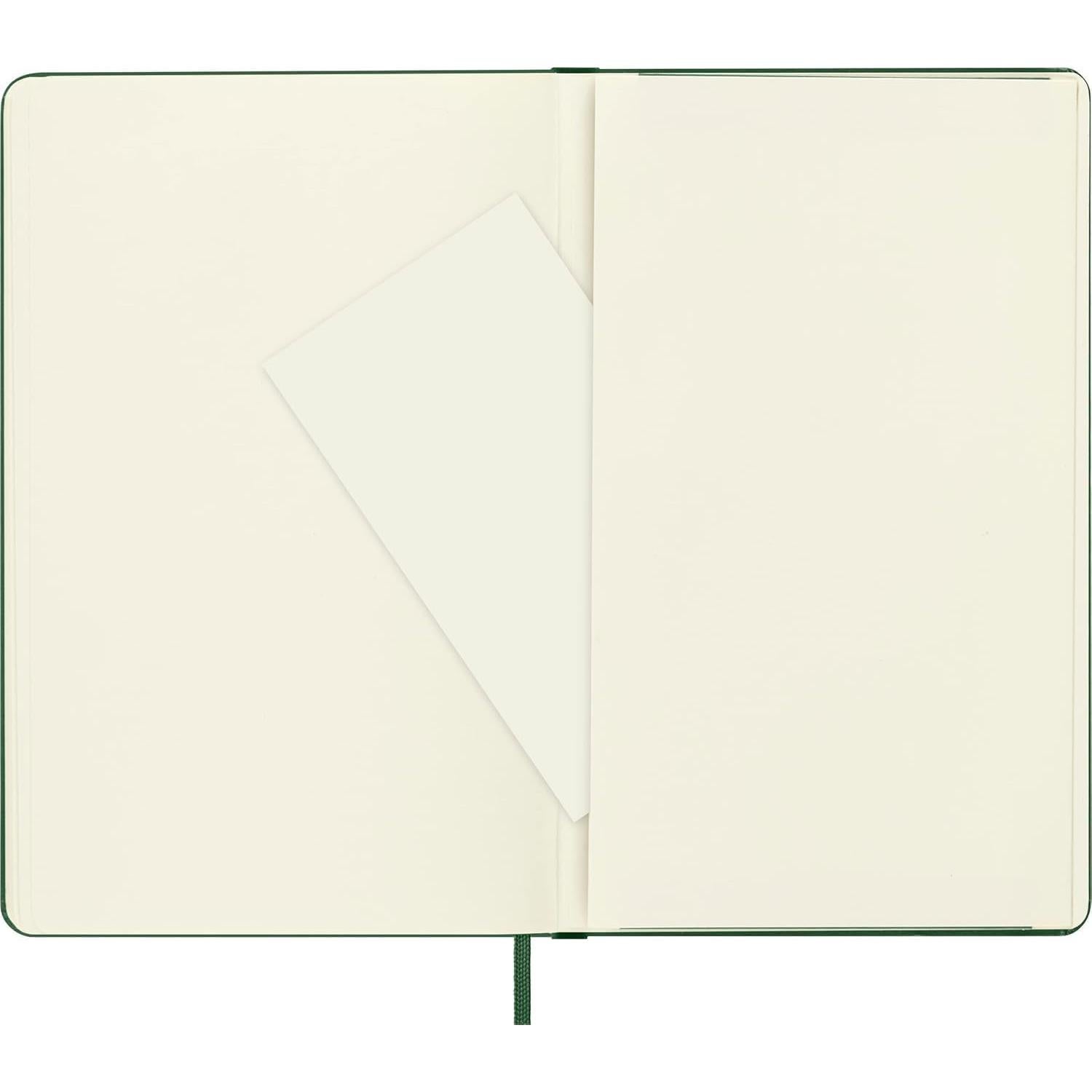 Cuaderno Moleskine Grande Liso Verde Mirtillo Cubierta Dura