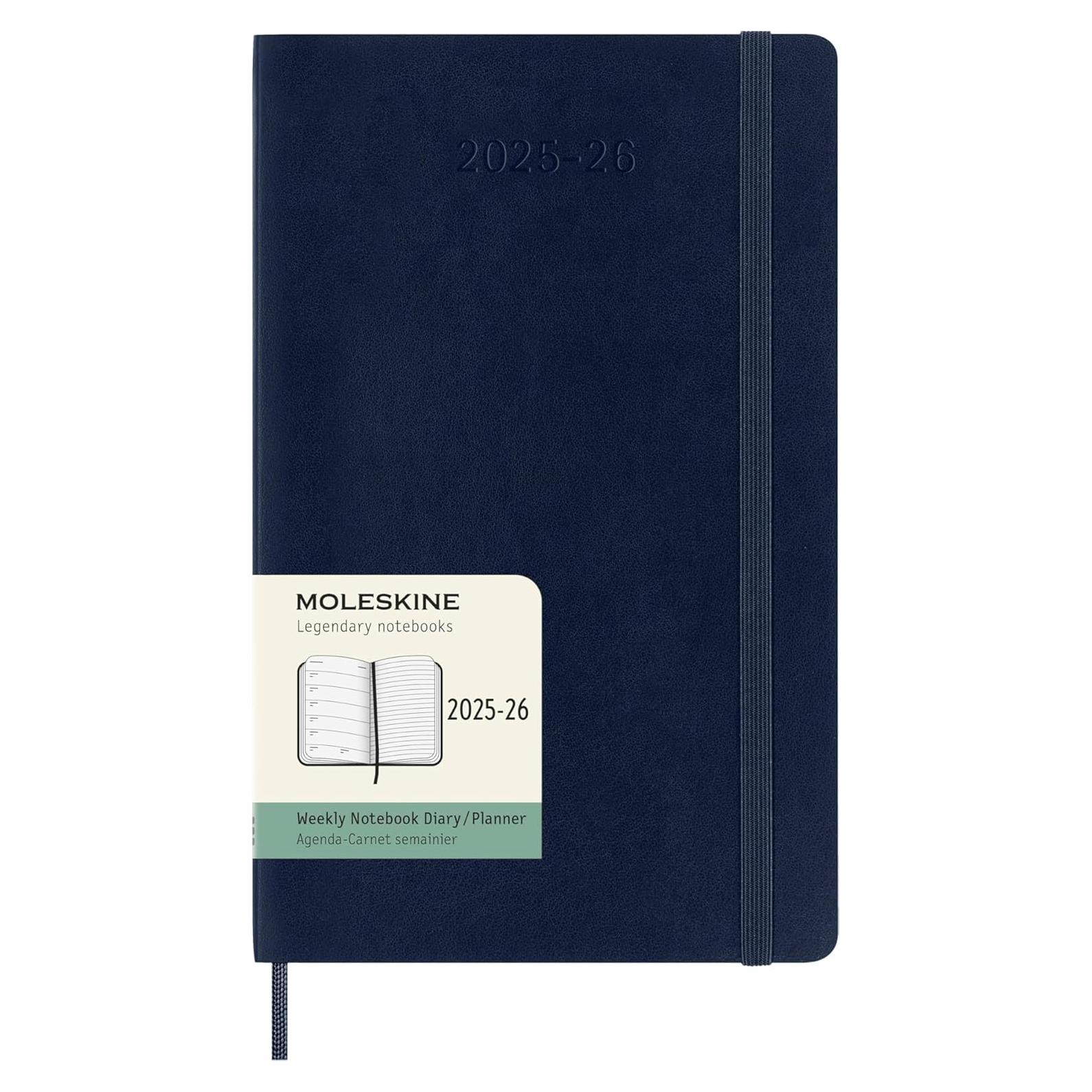 Planificador Semanal Moleskine 18 Meses 2025-2026 Azul