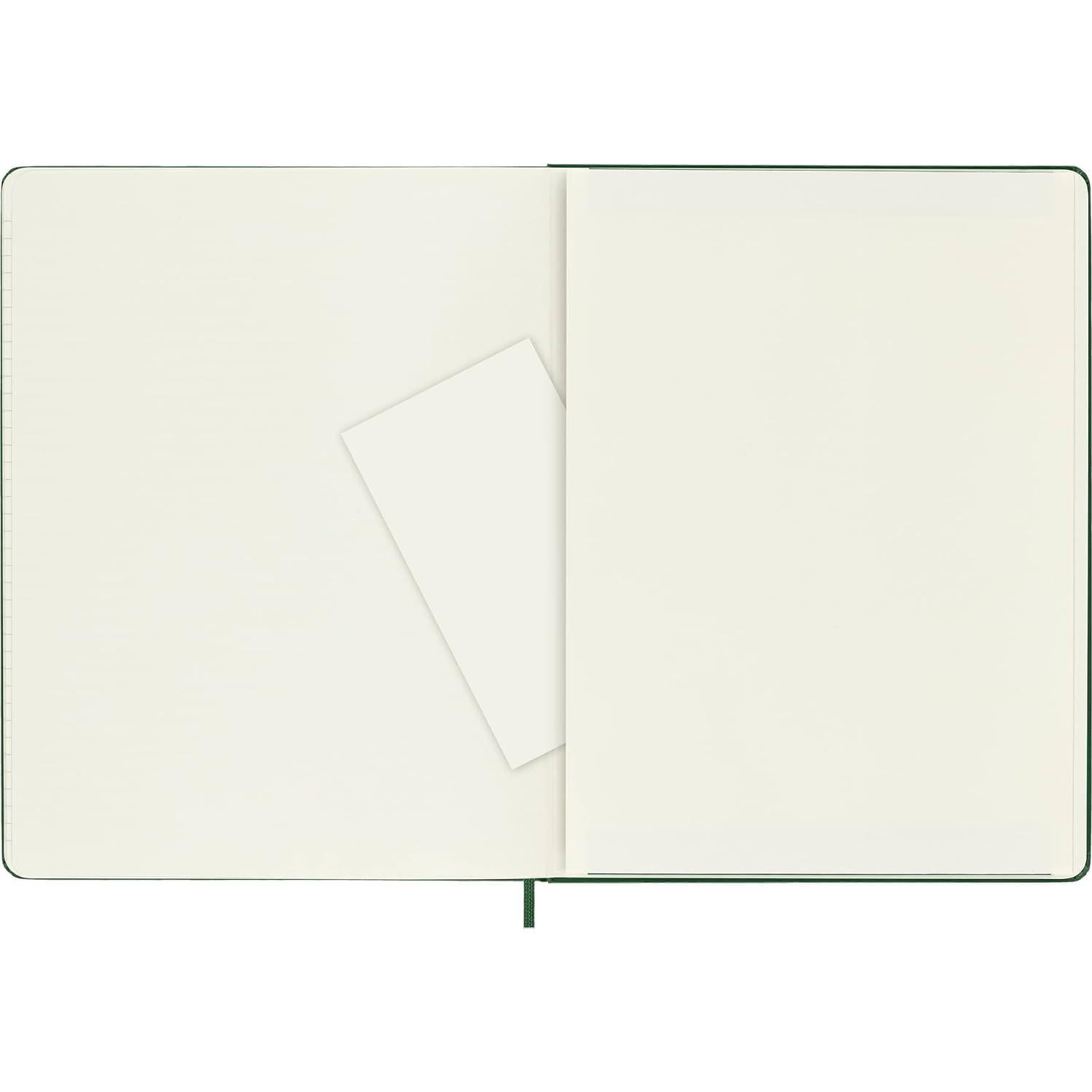 Cuaderno Moleskine Extra Grande Cuadrado Verde Mirtillo Tapa Dura