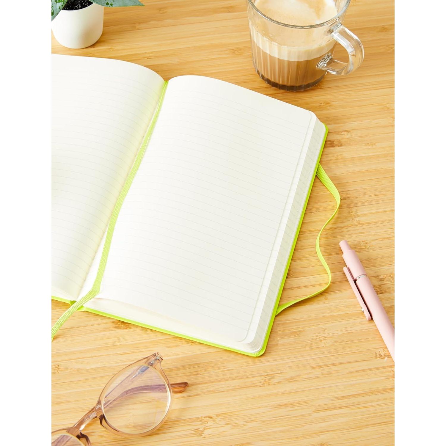 Cuaderno Moleskine Clásico Tapa Dura Grande Rayado Verde 240 Páginas