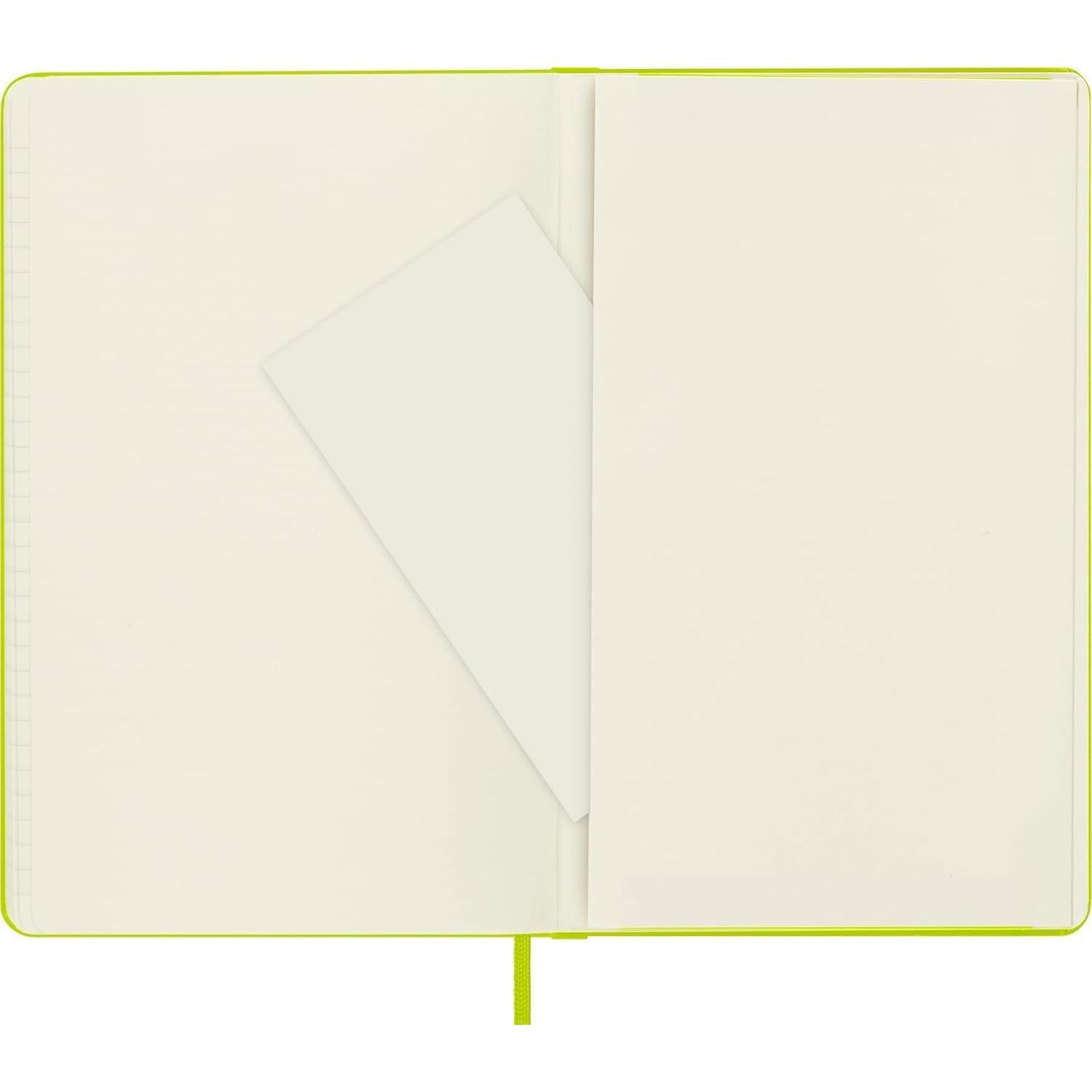 Cuaderno Moleskine Clásico Tapa Dura Grande Rayado Verde 240 Páginas