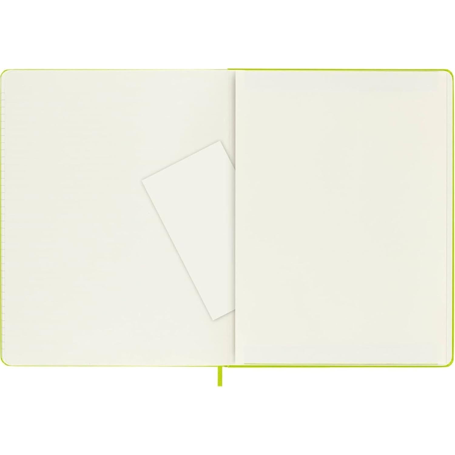 Cuaderno Moleskine Clásico XL Rayado Verde Limón 19x25cm