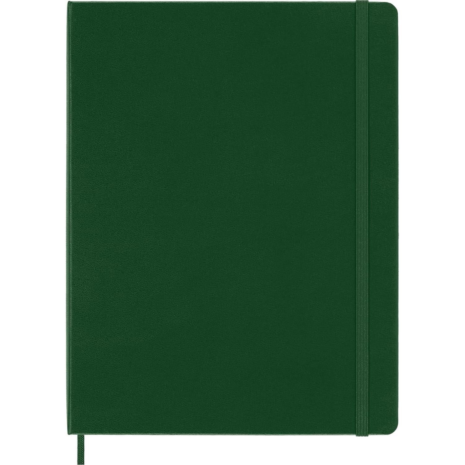 Cuaderno Moleskine XL Tapa Dura Liso Verde Mirtillo 192 Páginas