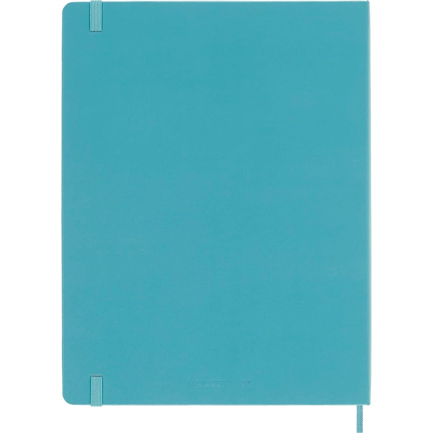 Cuaderno Moleskine Clásico Tapa Dura XL Rayado Azul 192 Páginas