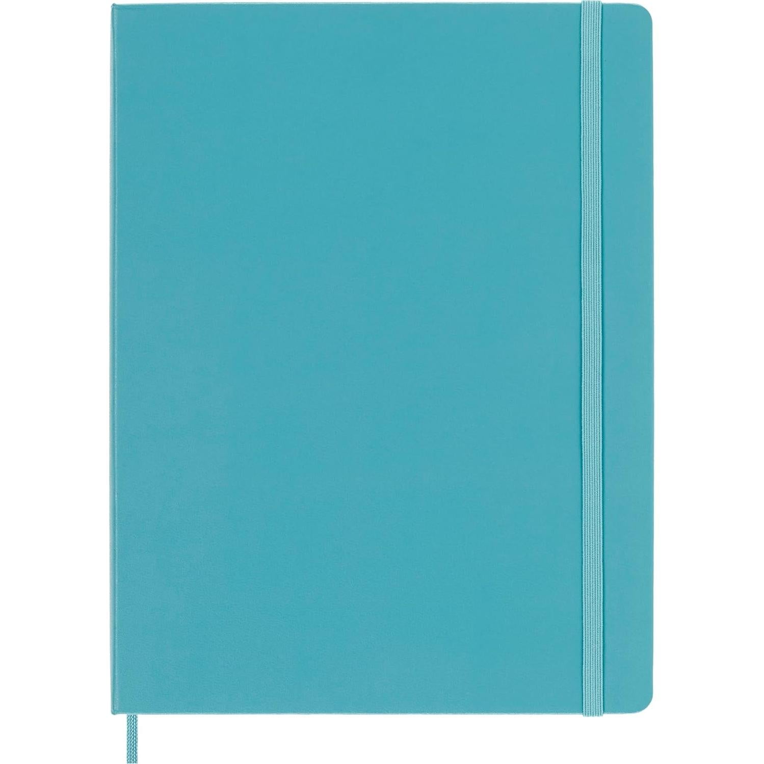 Cuaderno Moleskine Clásico Tapa Dura XL Rayado Azul 192 Páginas