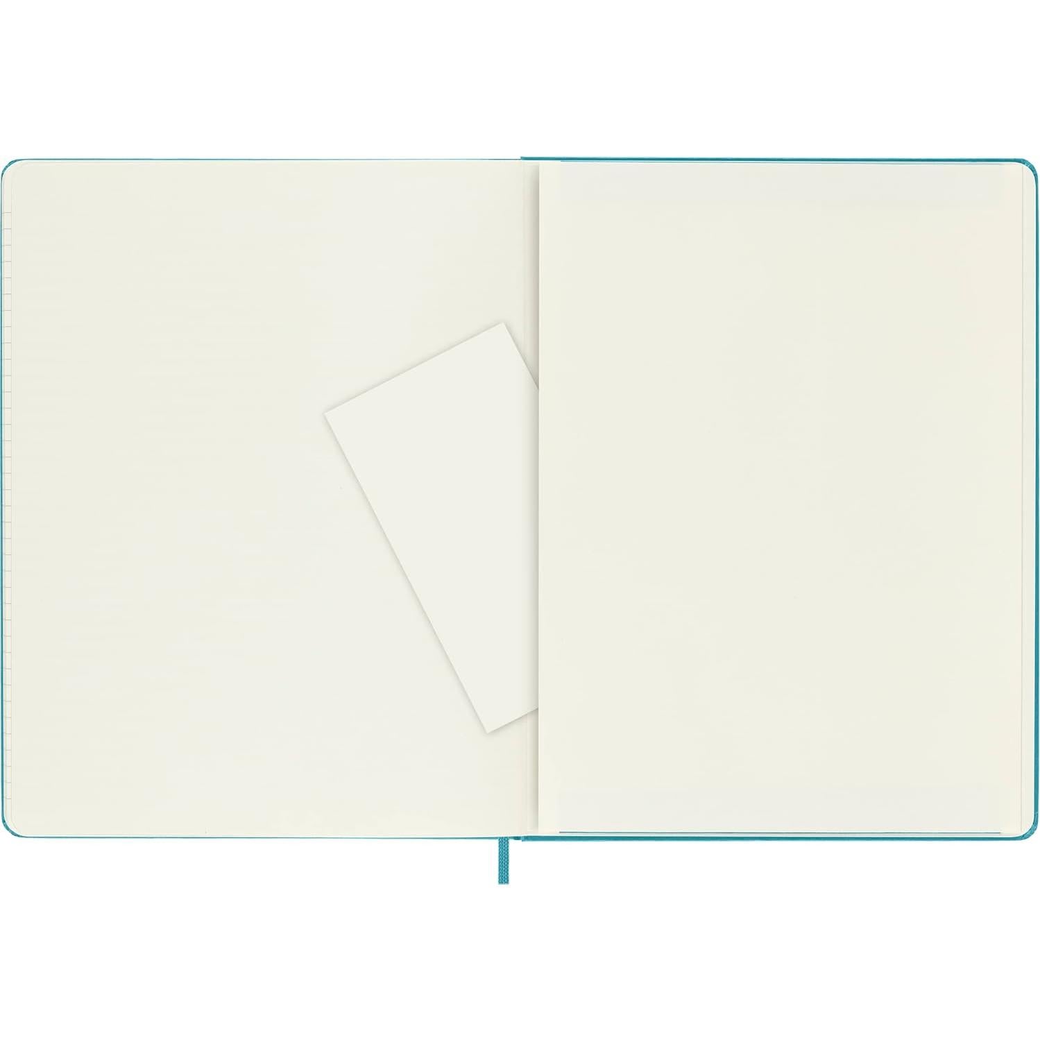 Cuaderno Moleskine Clásico Tapa Dura XL Rayado Azul 192 Páginas