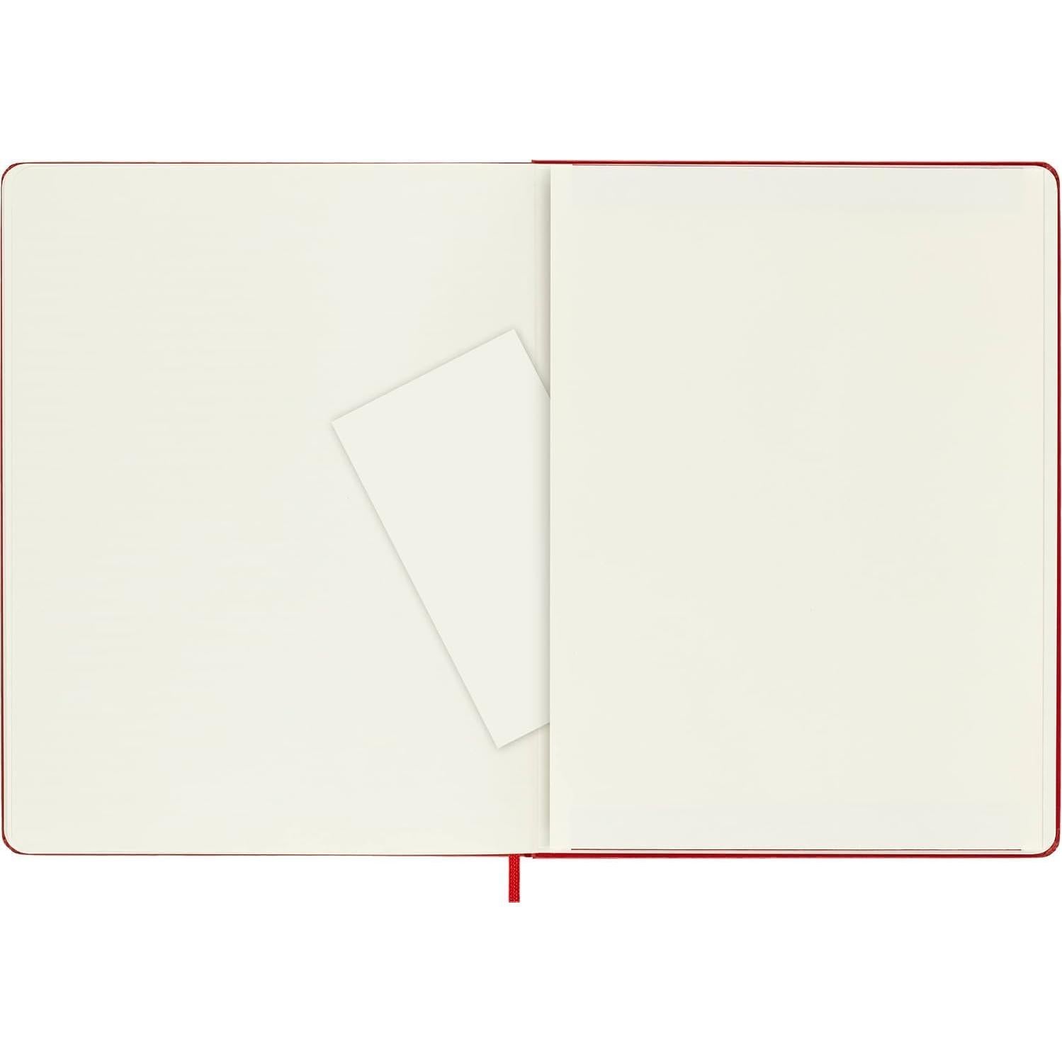 Cuaderno Moleskine XL Tapa Dura Liso Rojo 192 Páginas 19x25cm