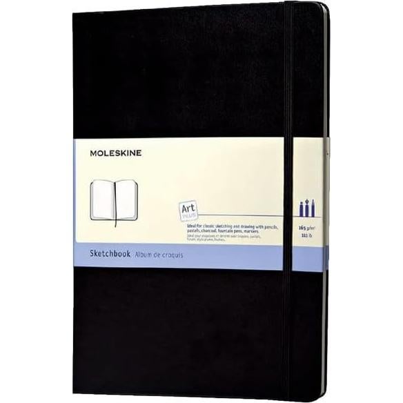 Moleskine Art Sketchbook Tapa Dura A4 Negro 96 Páginas