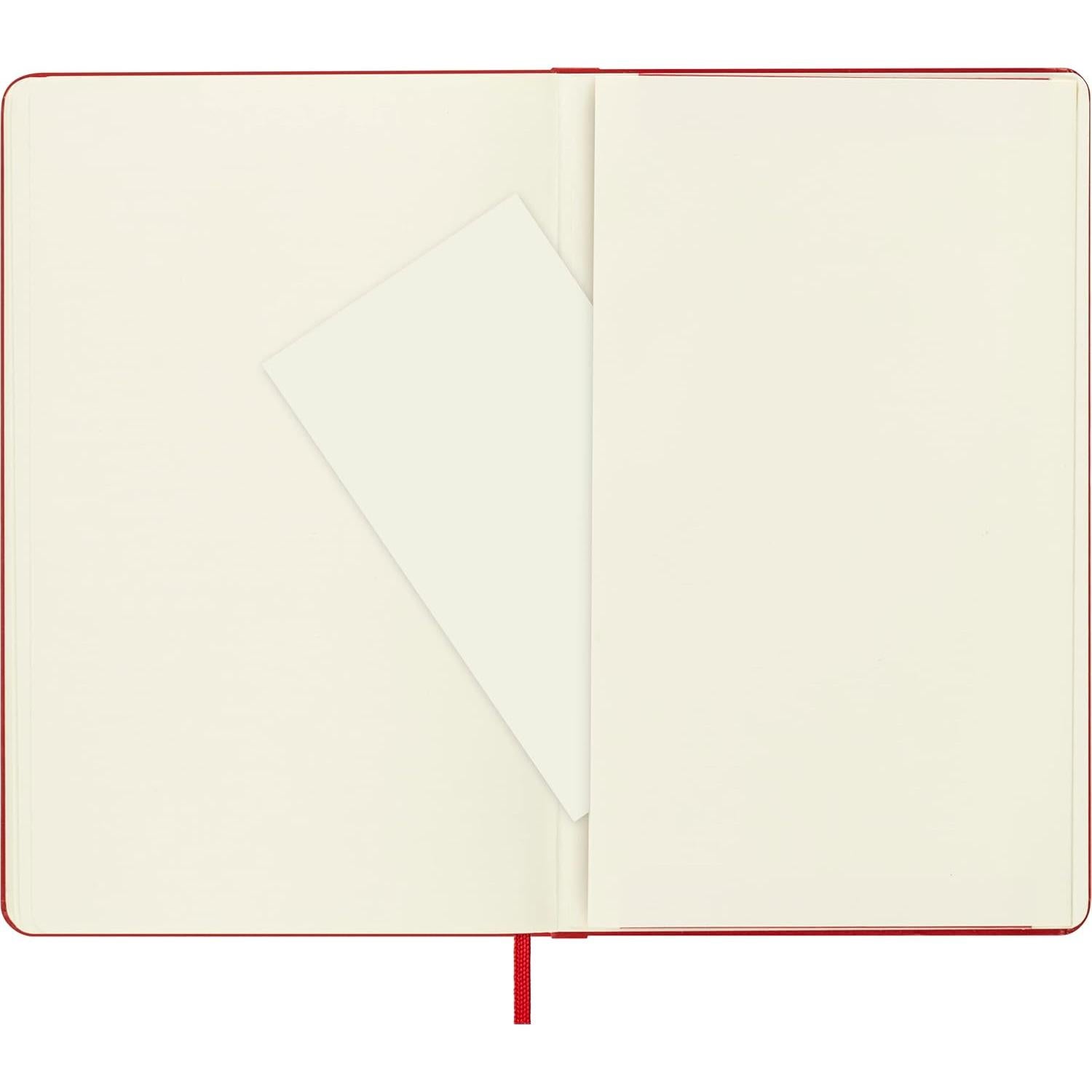 Cuaderno Moleskine Grande Punteado Rojo Escarlata Tapa Dura