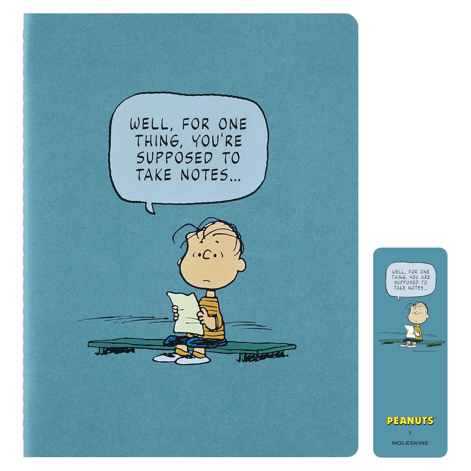 Diario Moleskine Peanuts Edición Limitada XL Rayado Azul