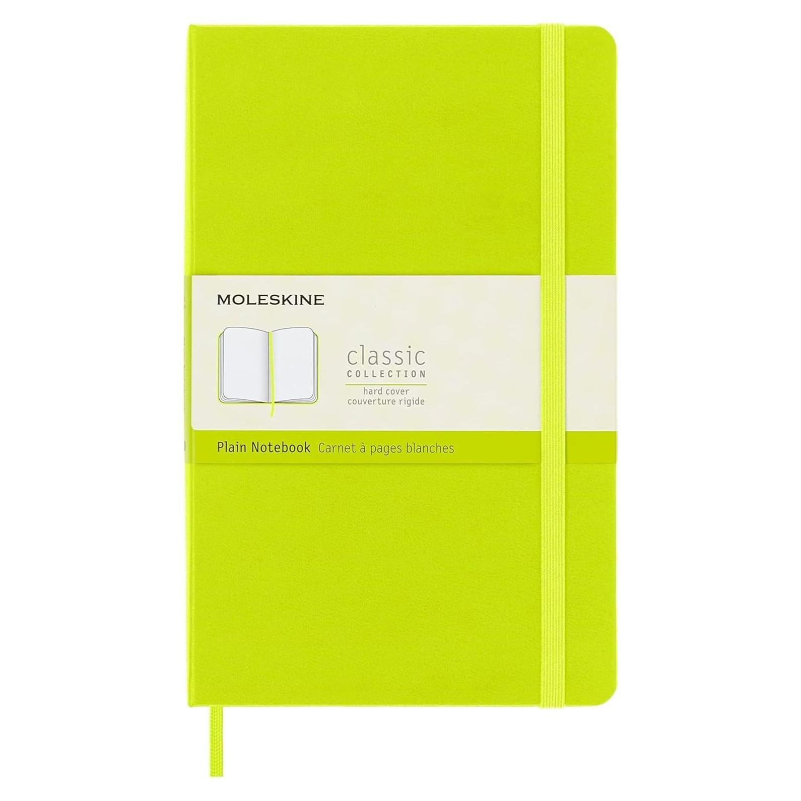 Cuaderno Moleskine Clásico Tapa Dura Verde Limón 240 Páginas