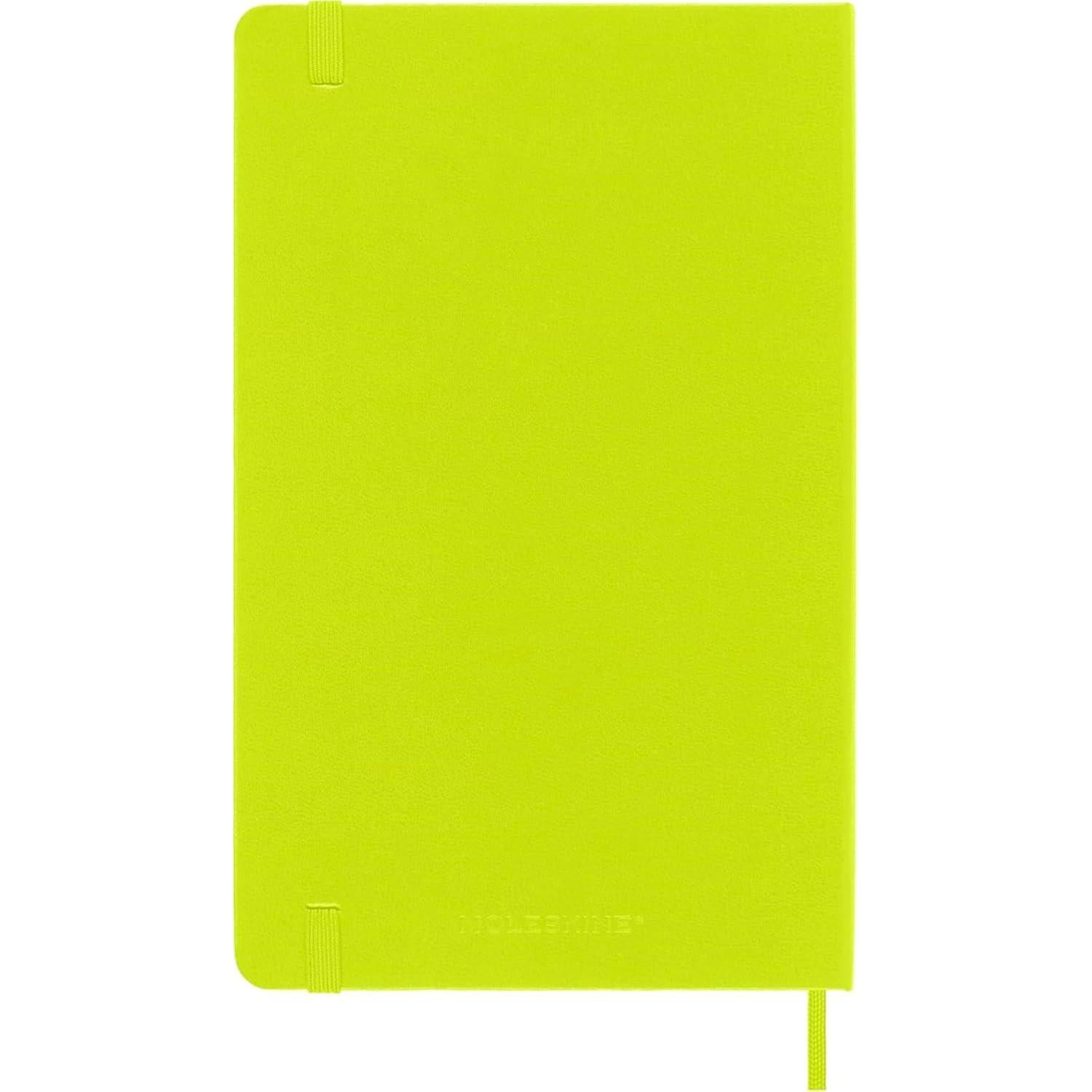 Cuaderno Moleskine Clásico Tapa Dura Verde Limón 240 Páginas