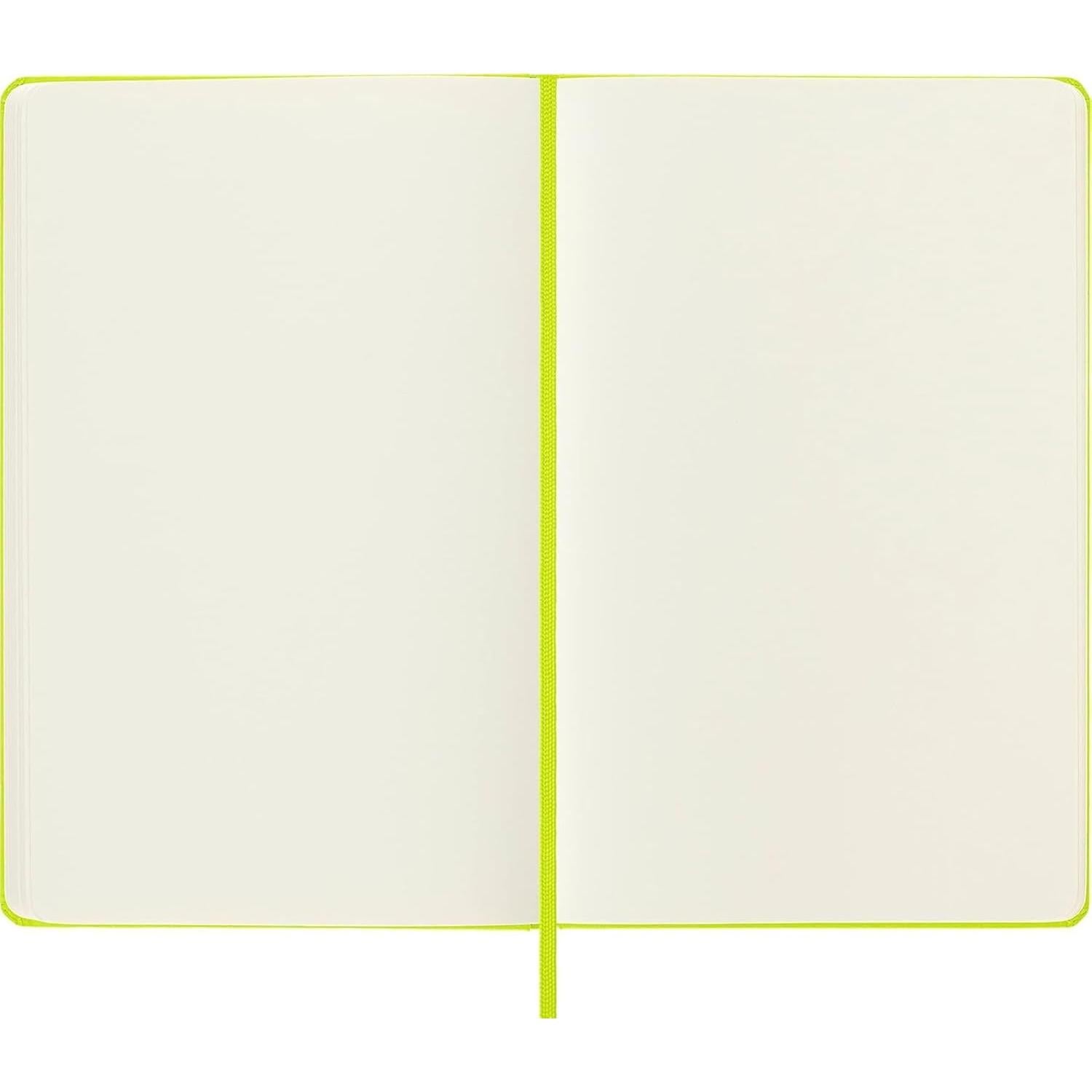 Cuaderno Moleskine Clásico Tapa Dura Verde Limón 240 Páginas