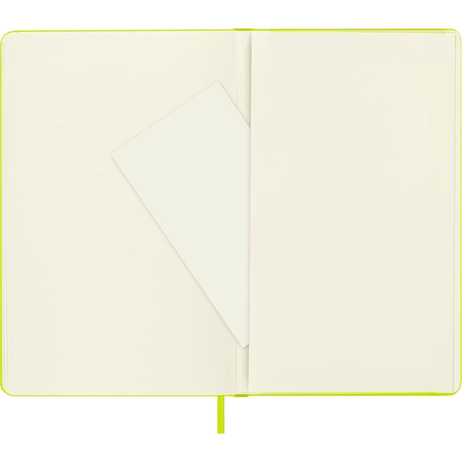 Cuaderno Moleskine Clásico Tapa Dura Verde Limón 240 Páginas
