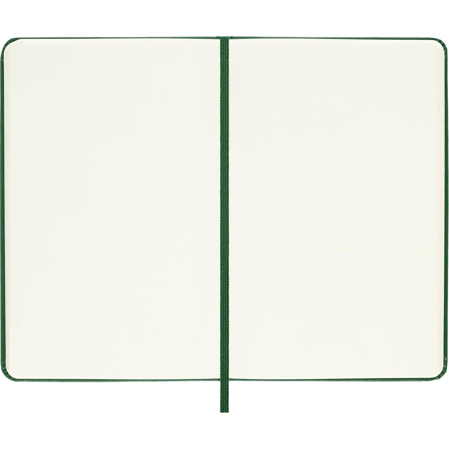 Cuaderno Moleskine Pocket Liso Verde Mirtillo Tapa Dura 9.5x14.6cm