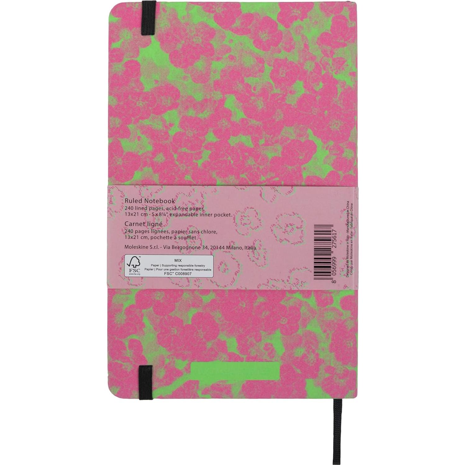 Cuaderno Moleskine Personalizado Tapa Dura Rayado 240 Páginas