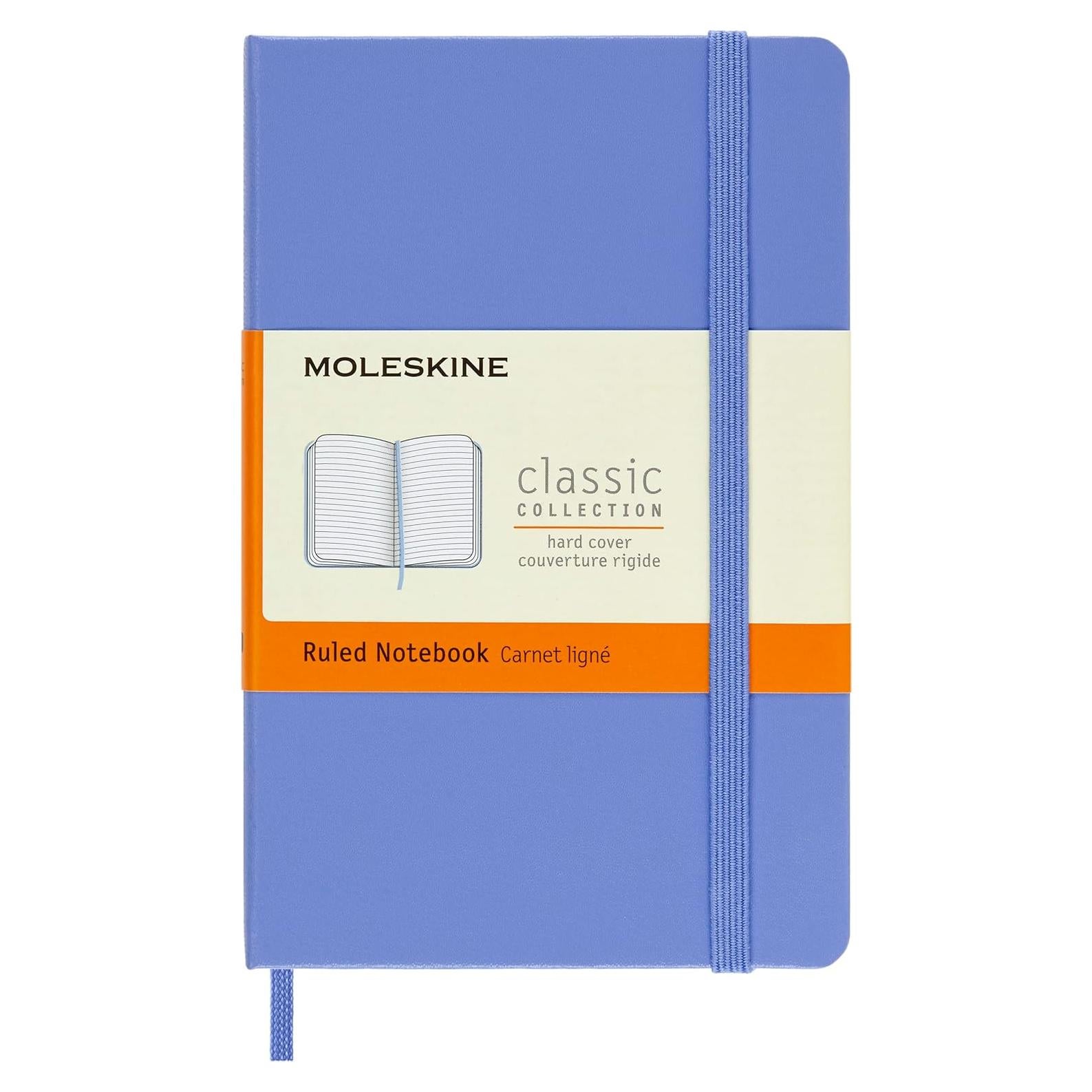 Cuaderno Clásico Moleskine Pocket Rayado Azul 9x14 cm Tapa Dura