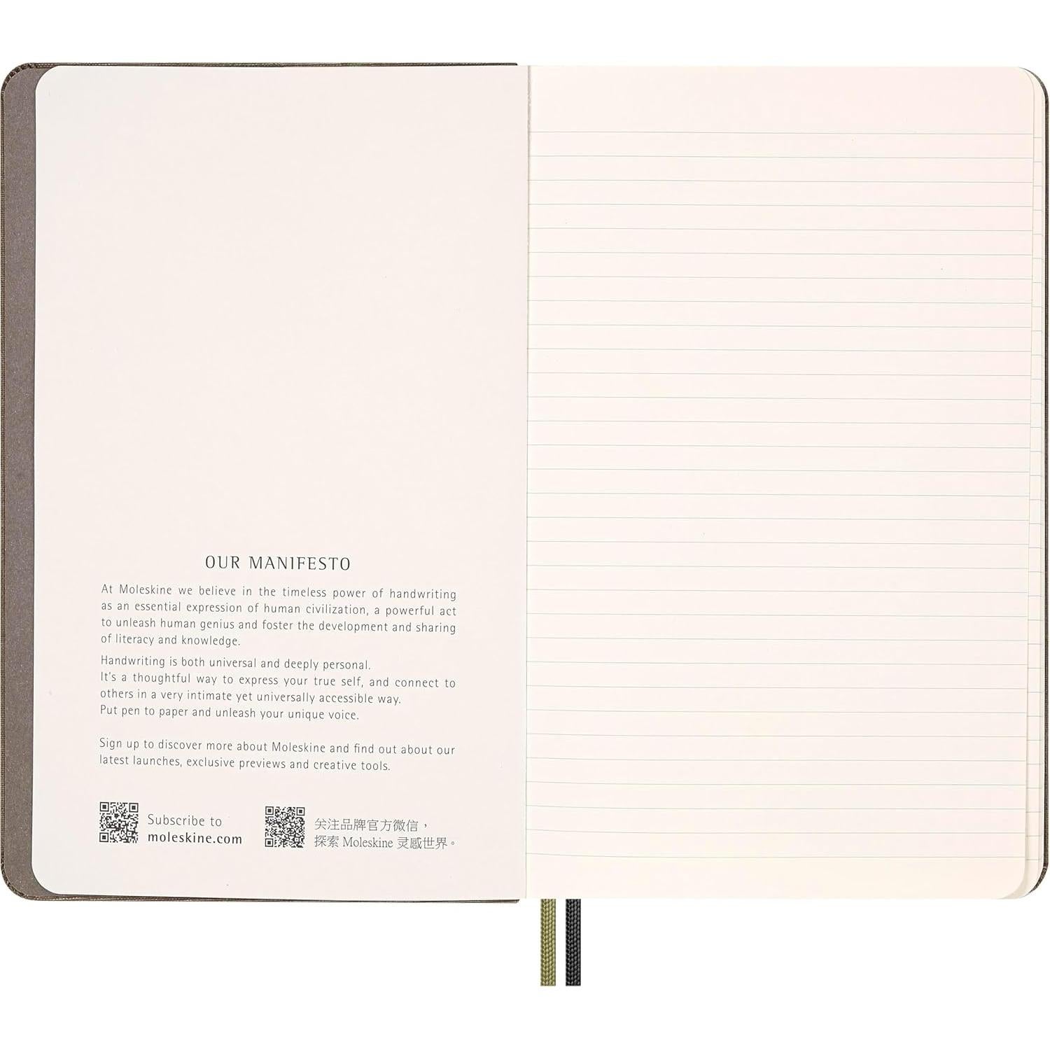 Cuaderno Moleskine Edición Limitada Año de la Serpiente 2025 Grande Rayado