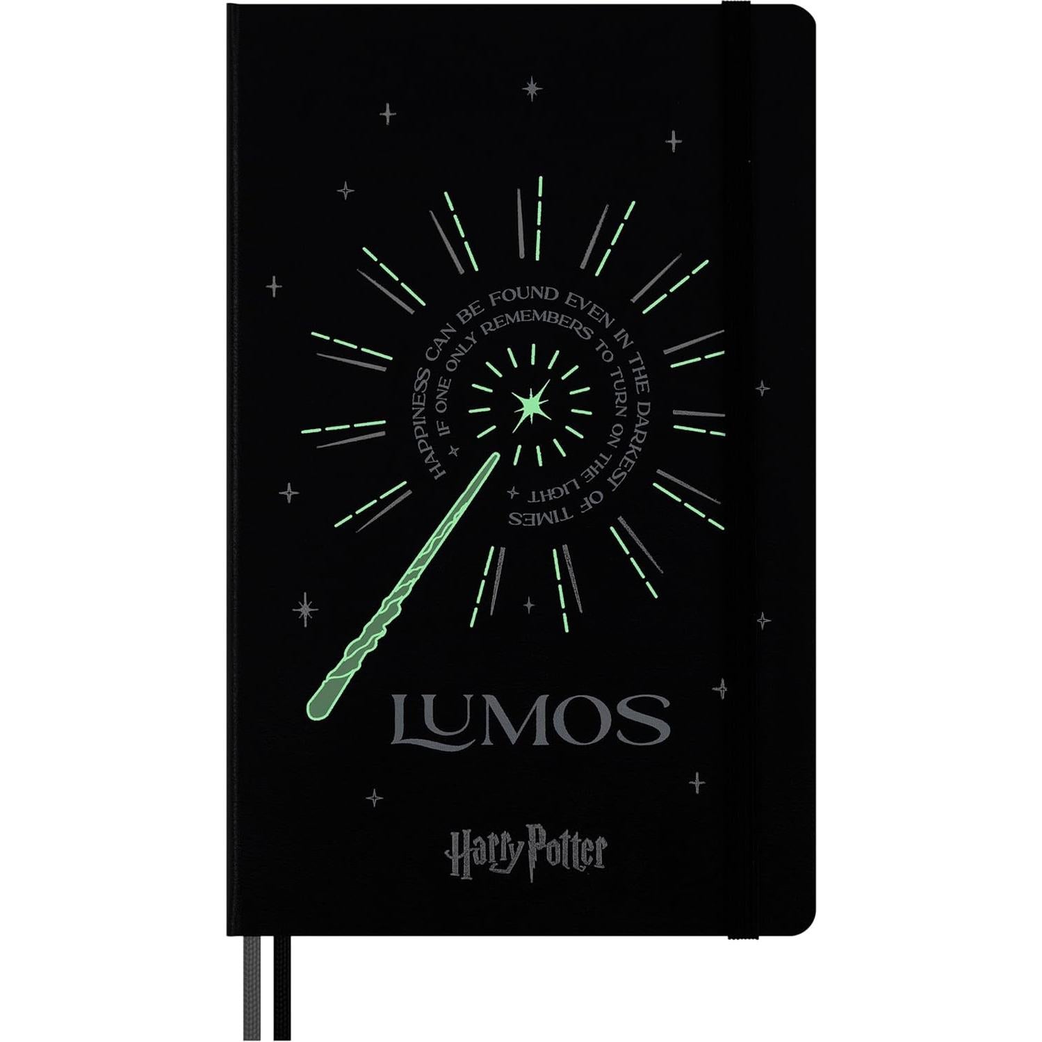 Cuaderno Moleskine Edición Limitada Harry Potter Lumos Grande