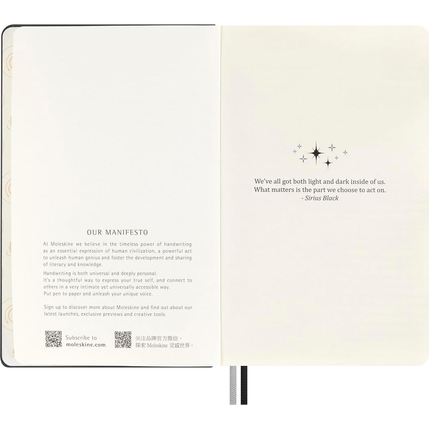 Cuaderno Moleskine Edición Limitada Harry Potter Lumos Grande