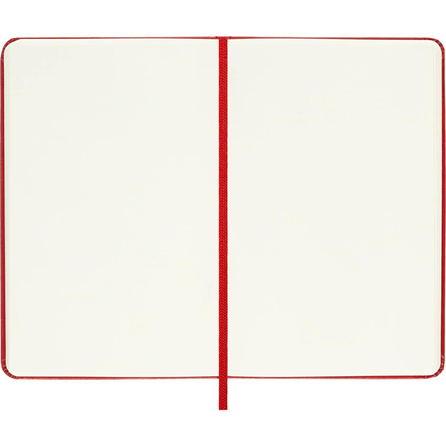 Cuaderno Moleskine Clásico Tapa Dura Pocket Rojo 192 Páginas