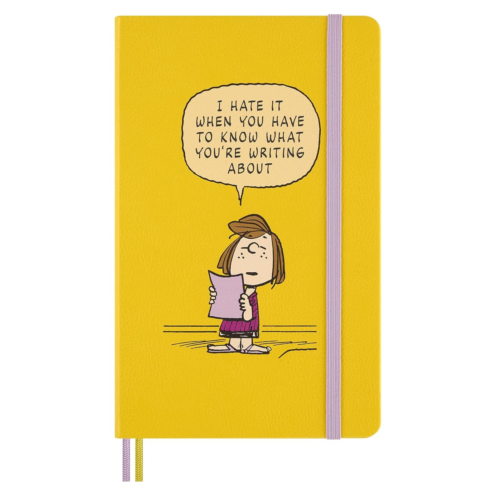 Cuaderno Moleskine Peanuts Edición Limitada Grande Amarillo